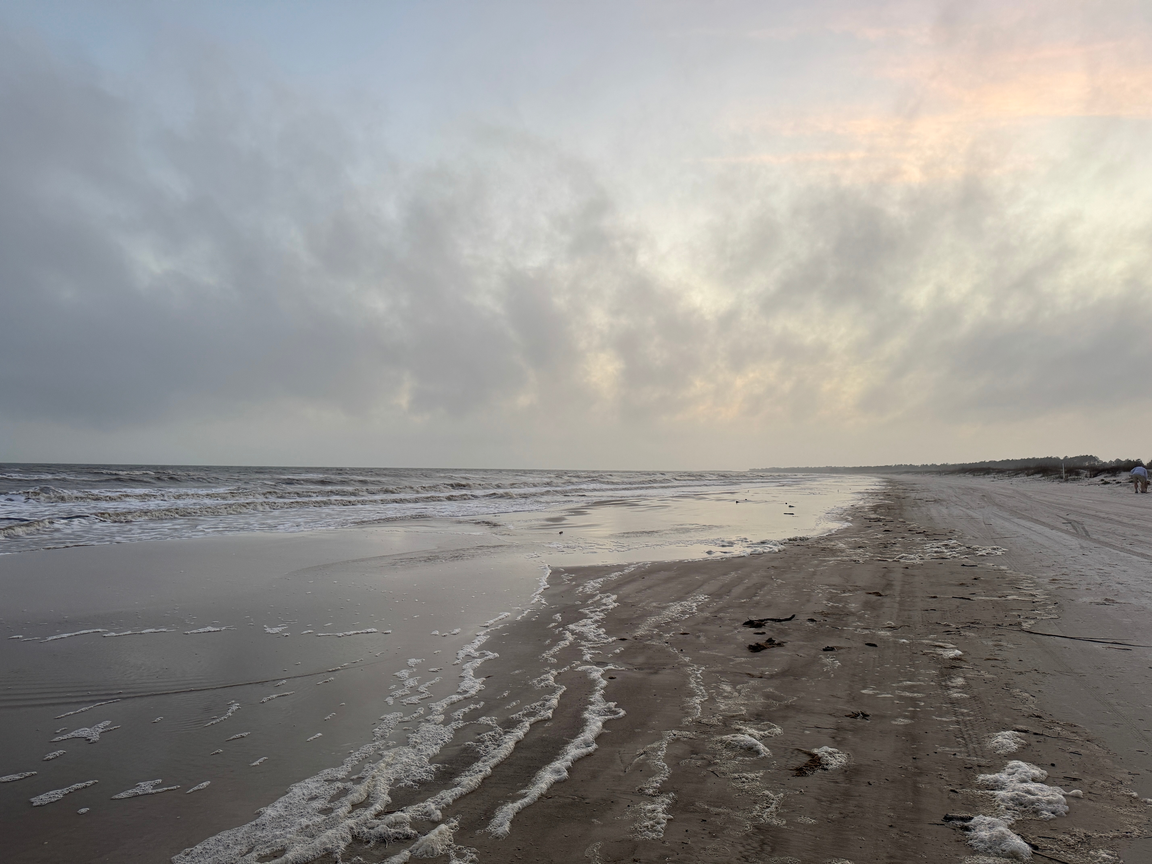 Storm rolling in at the beach