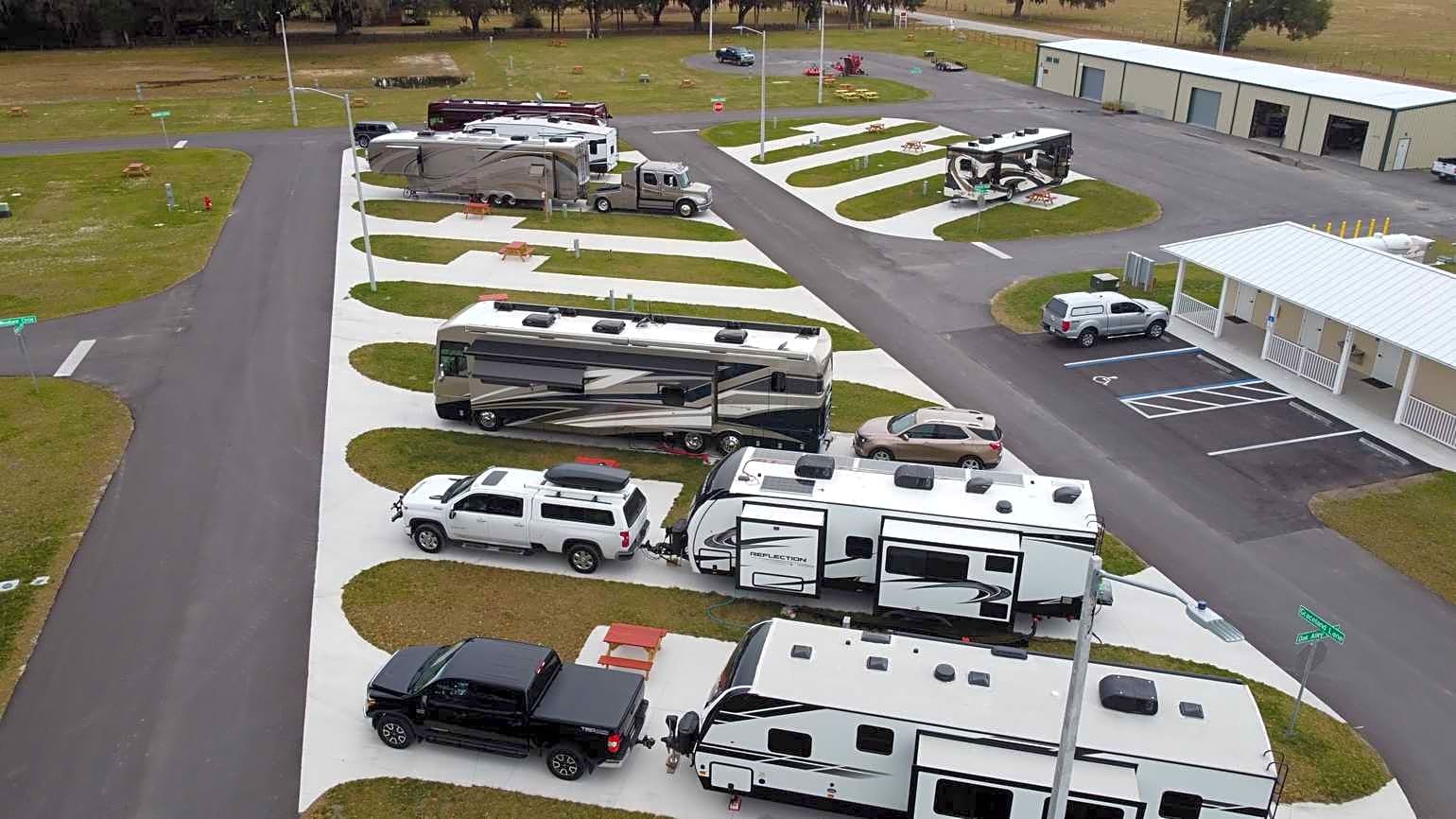 Pull-Through RV Site