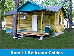 Small 1 BR Cabins #5 and #6 (Sleeps 2-4)