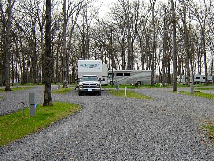 Full Hook-up Pull Thru Site