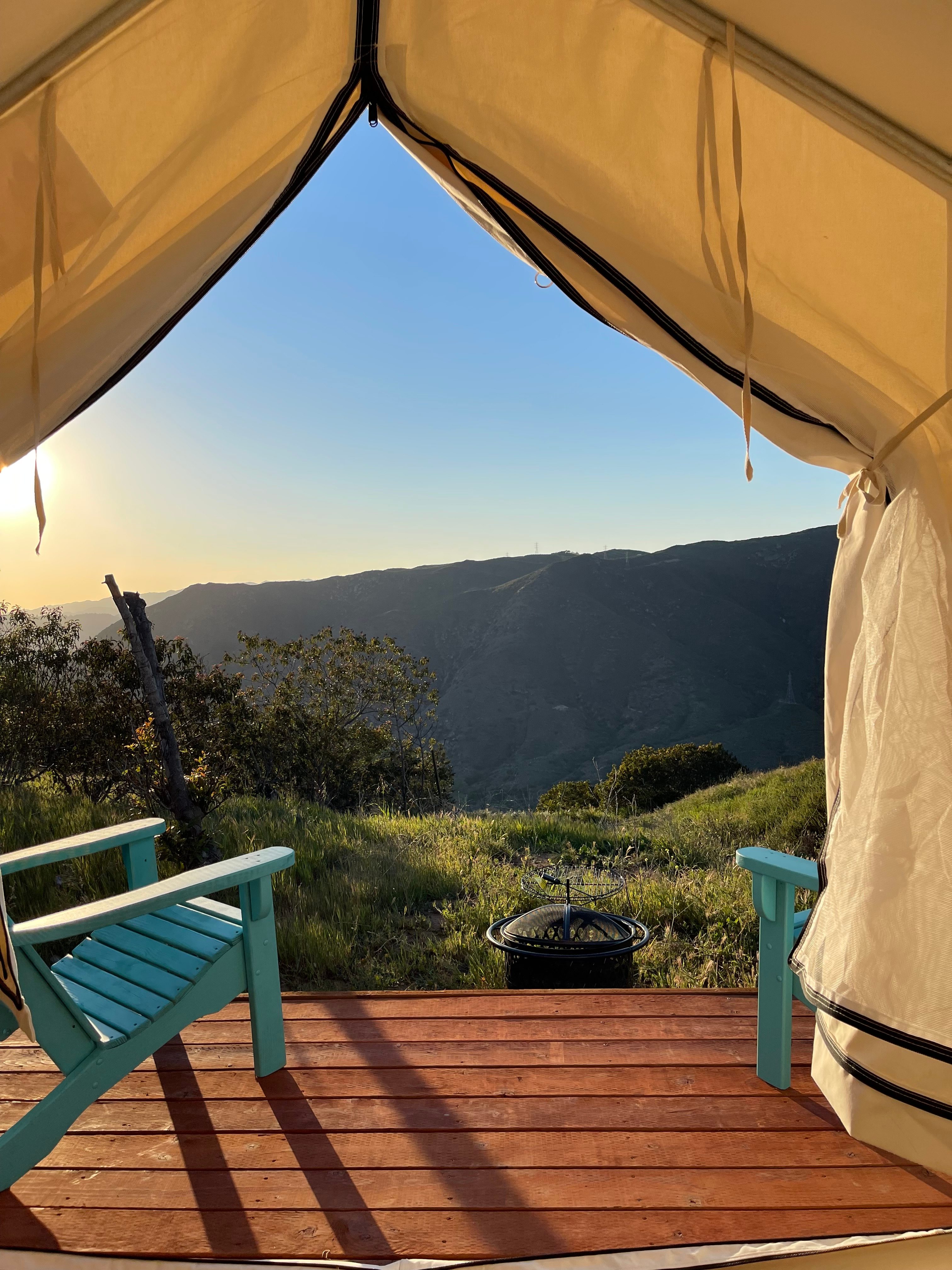 Fallbrook View Glamping Tent