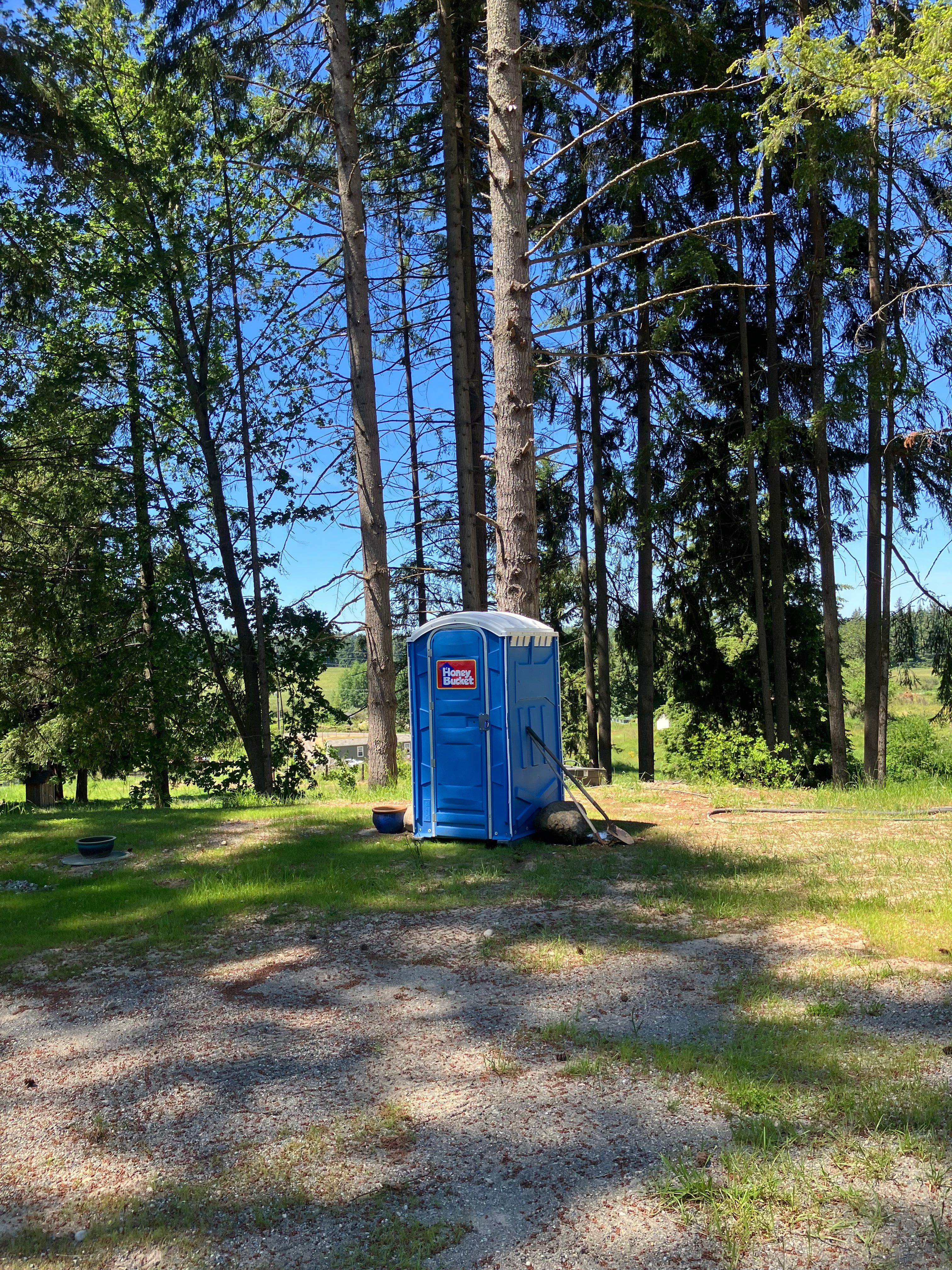 Outhouse on site