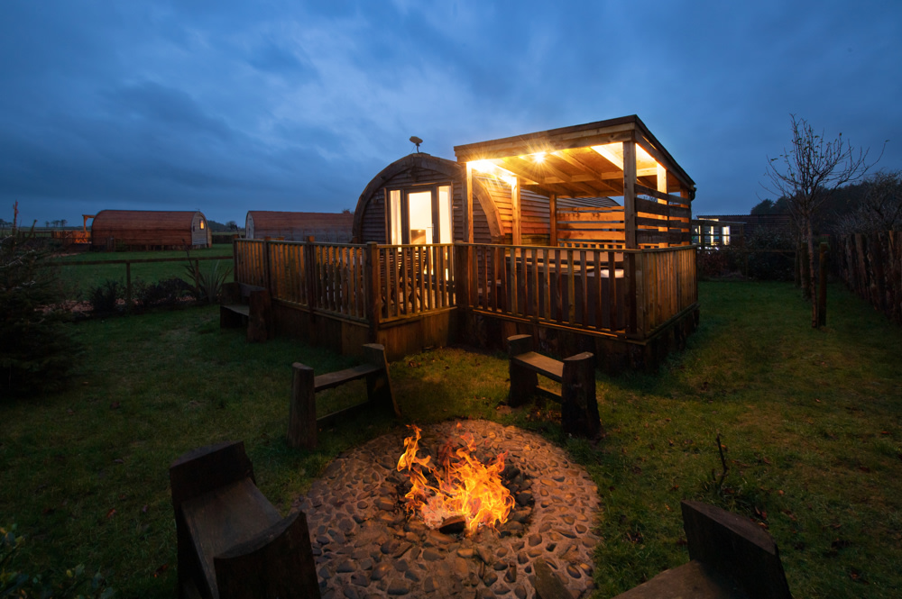 Glamping in Galloway with Hot Tubs