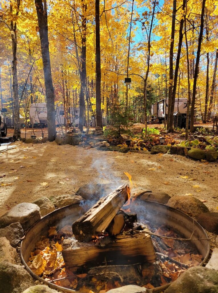 Rustic Timbers Door County Camping