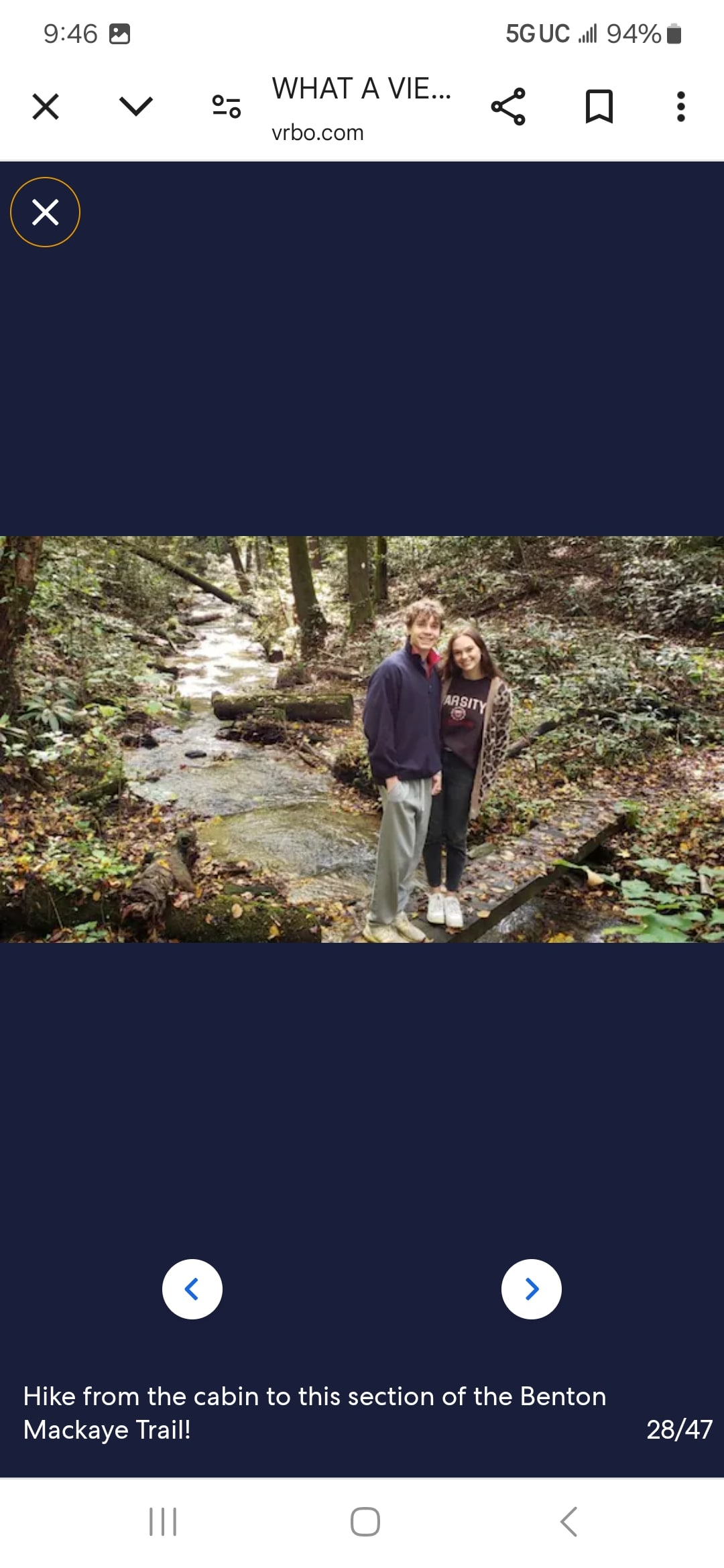 Hike from the cabin for about 2 miles to this section of the Benton Mackaye Trail! 