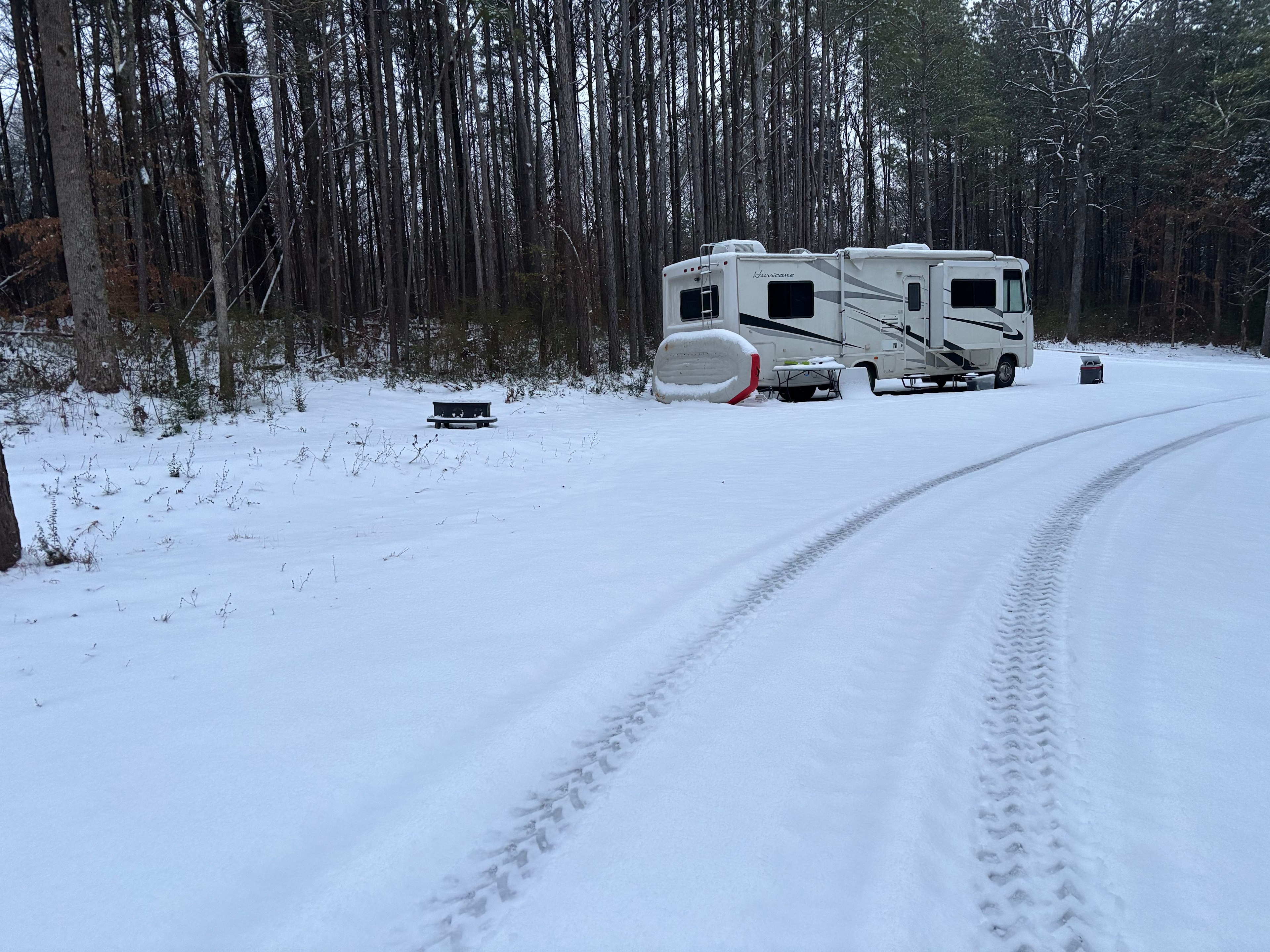 Camping in the woods in Ocoee