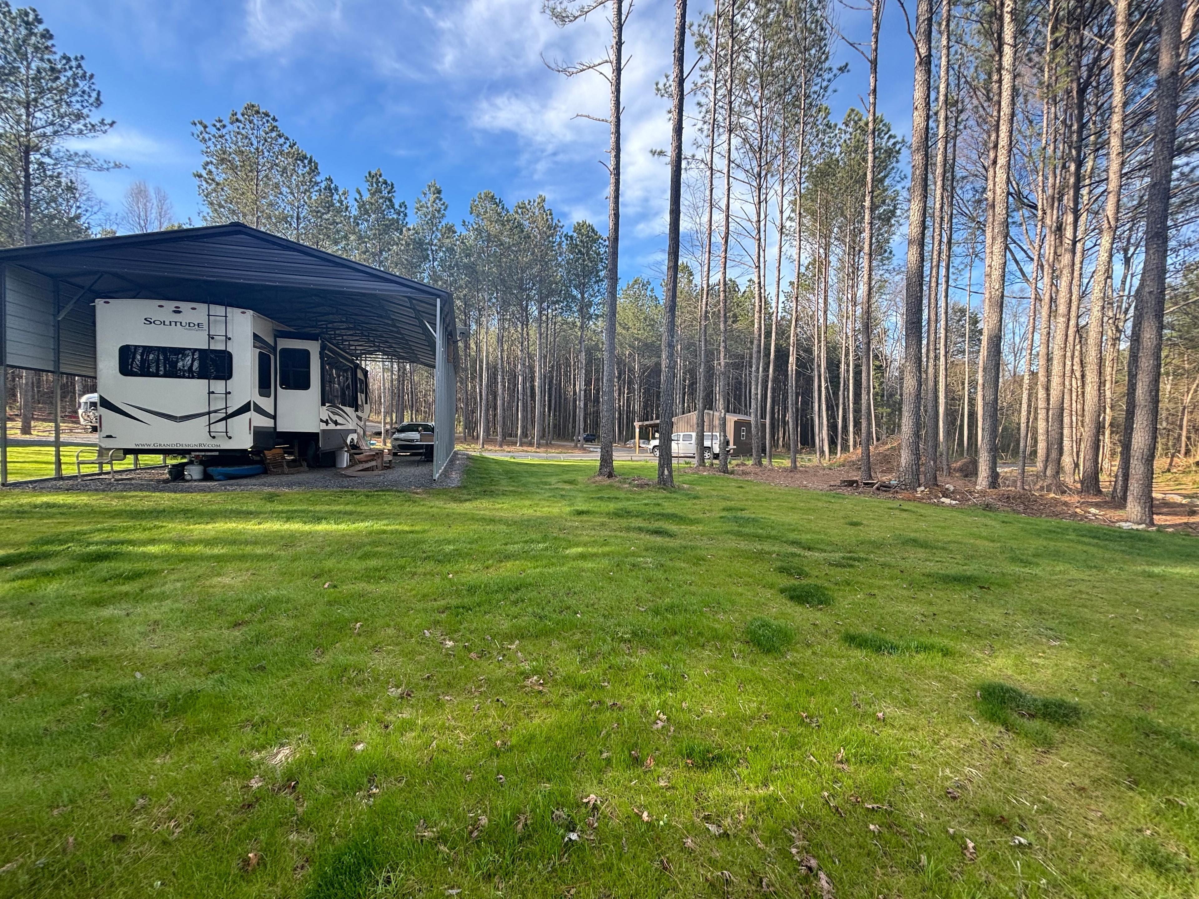 Camping in the woods in Ocoee