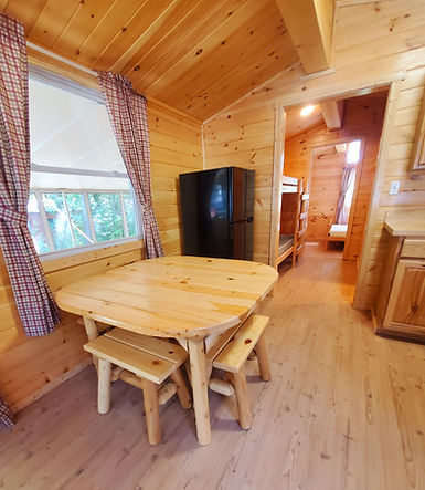 Two Room Deluxe Log Cabin