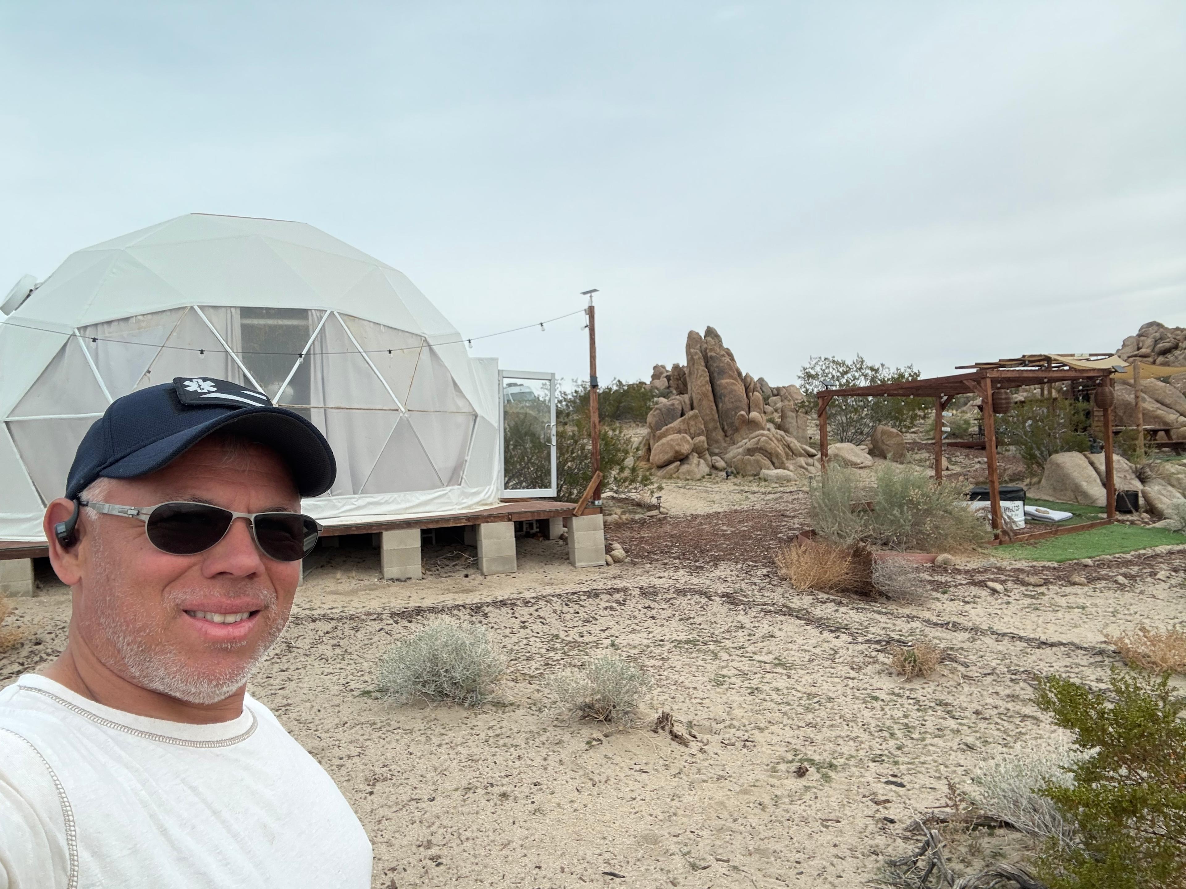 Private Hilltop Desert Dome + Pool | 1 Hr from LA