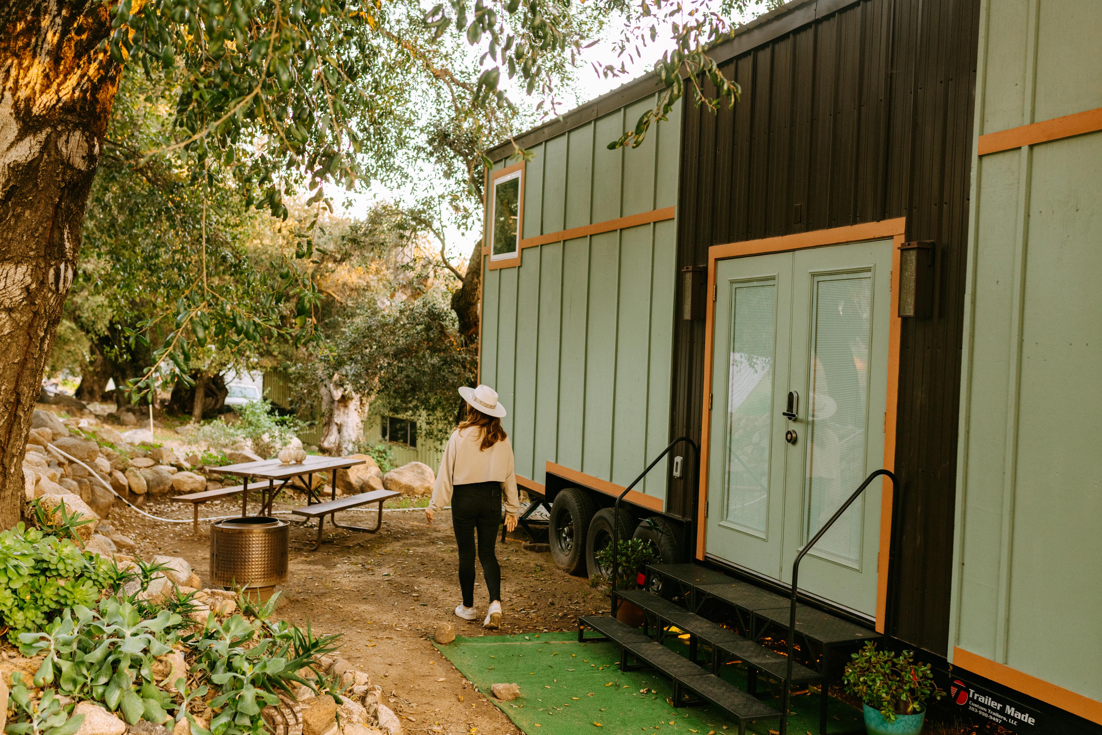 They've got a table and fire pit you can use
