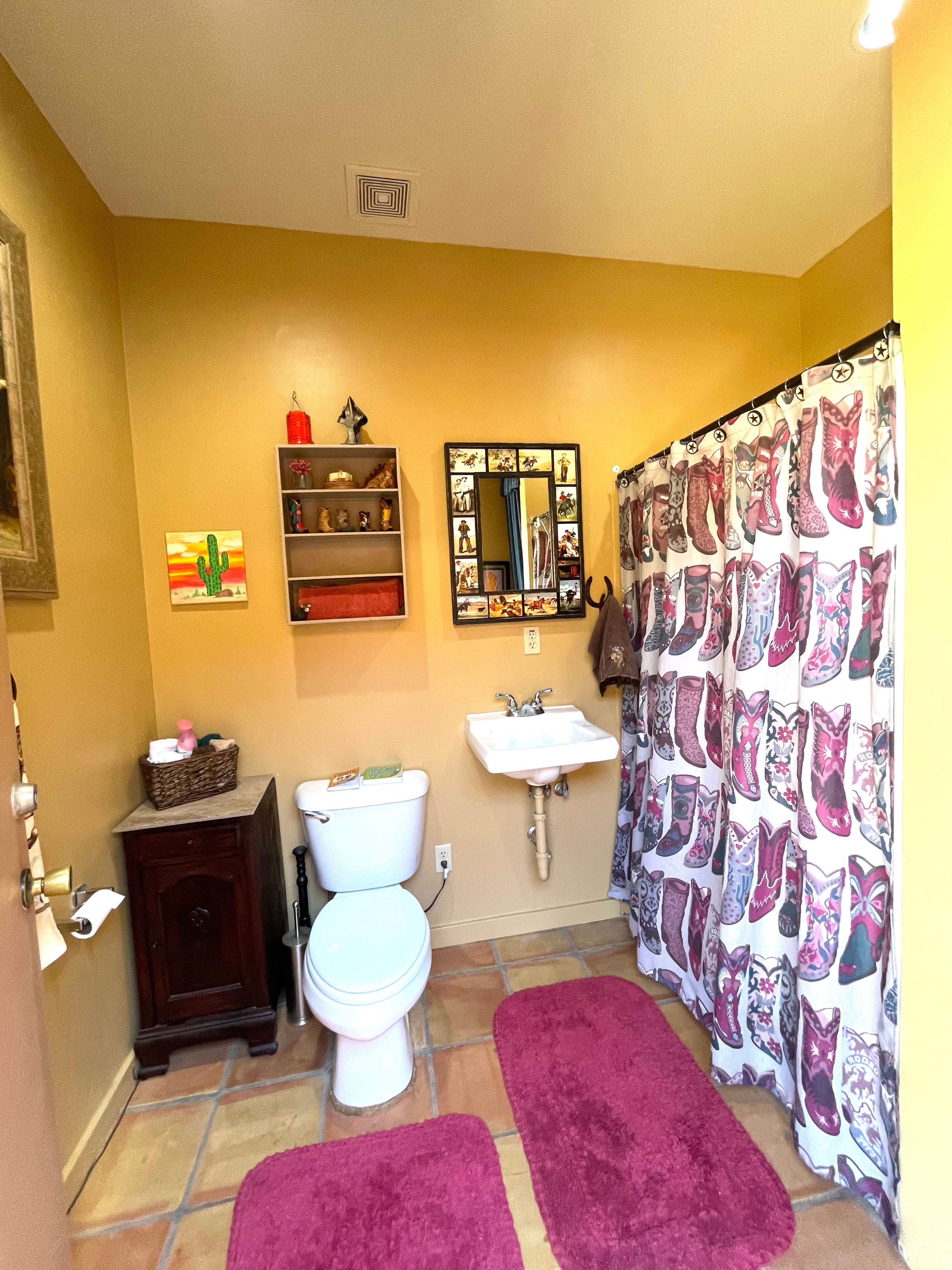 If you feel like taking a hot or cold shower (aside from you lovely RV showers) feel free to bring a towel and some soap down :)