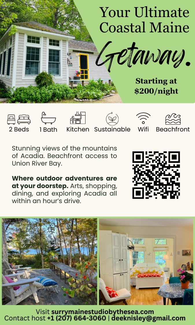 Surry Maine Studio by the Sea