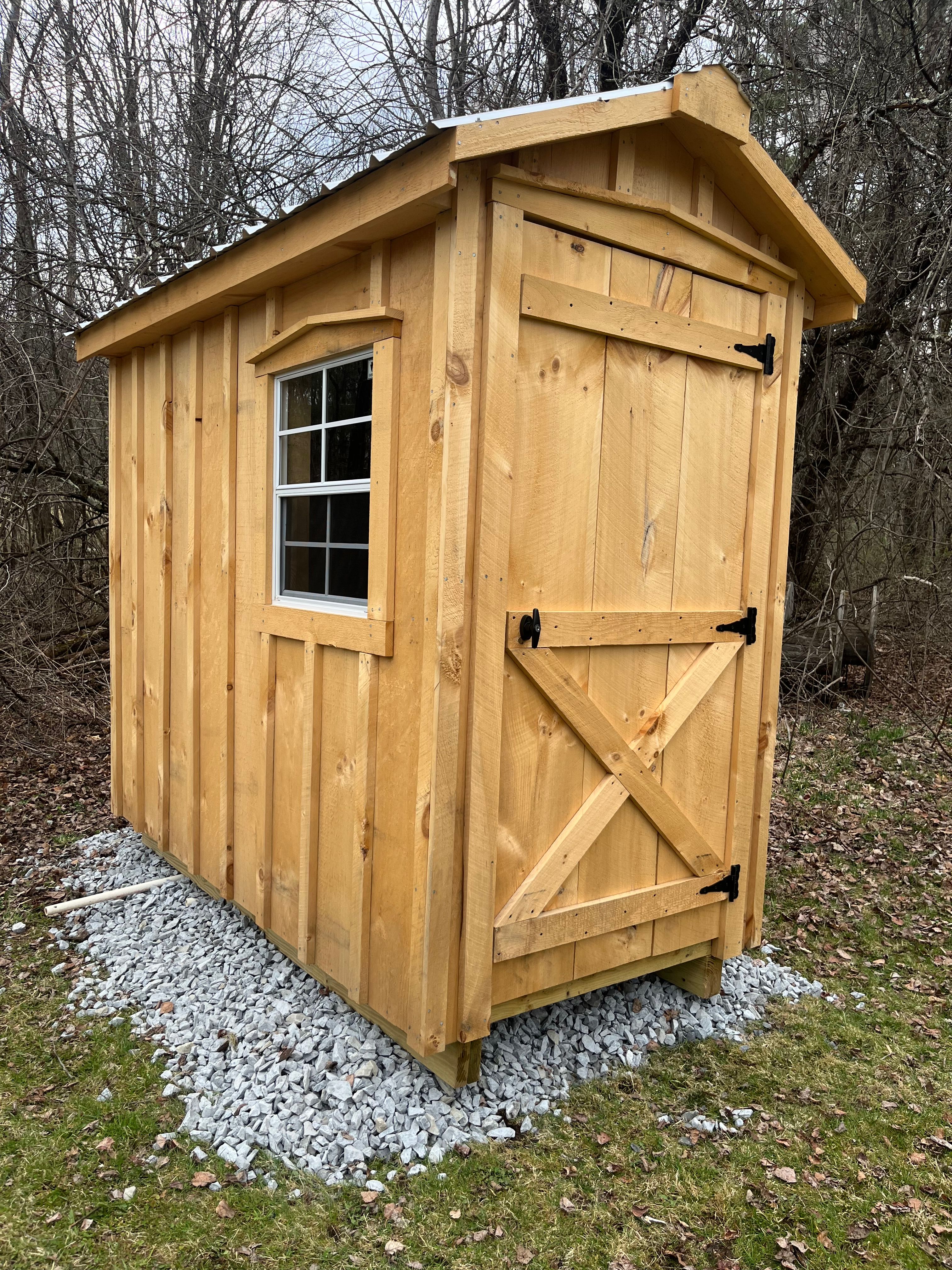 Newly added shower shed! 