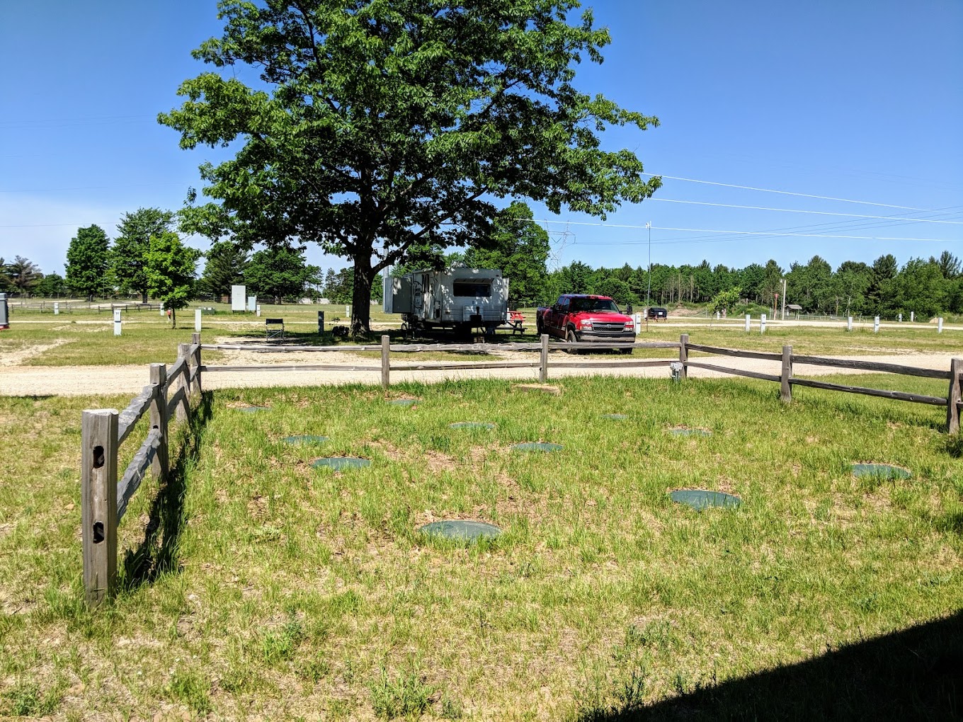 Northwestern Michigan Campground Entrance