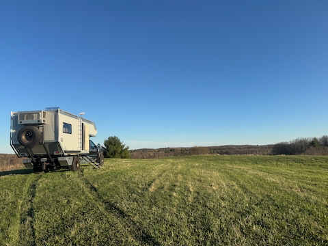Big rig with field all to myself.