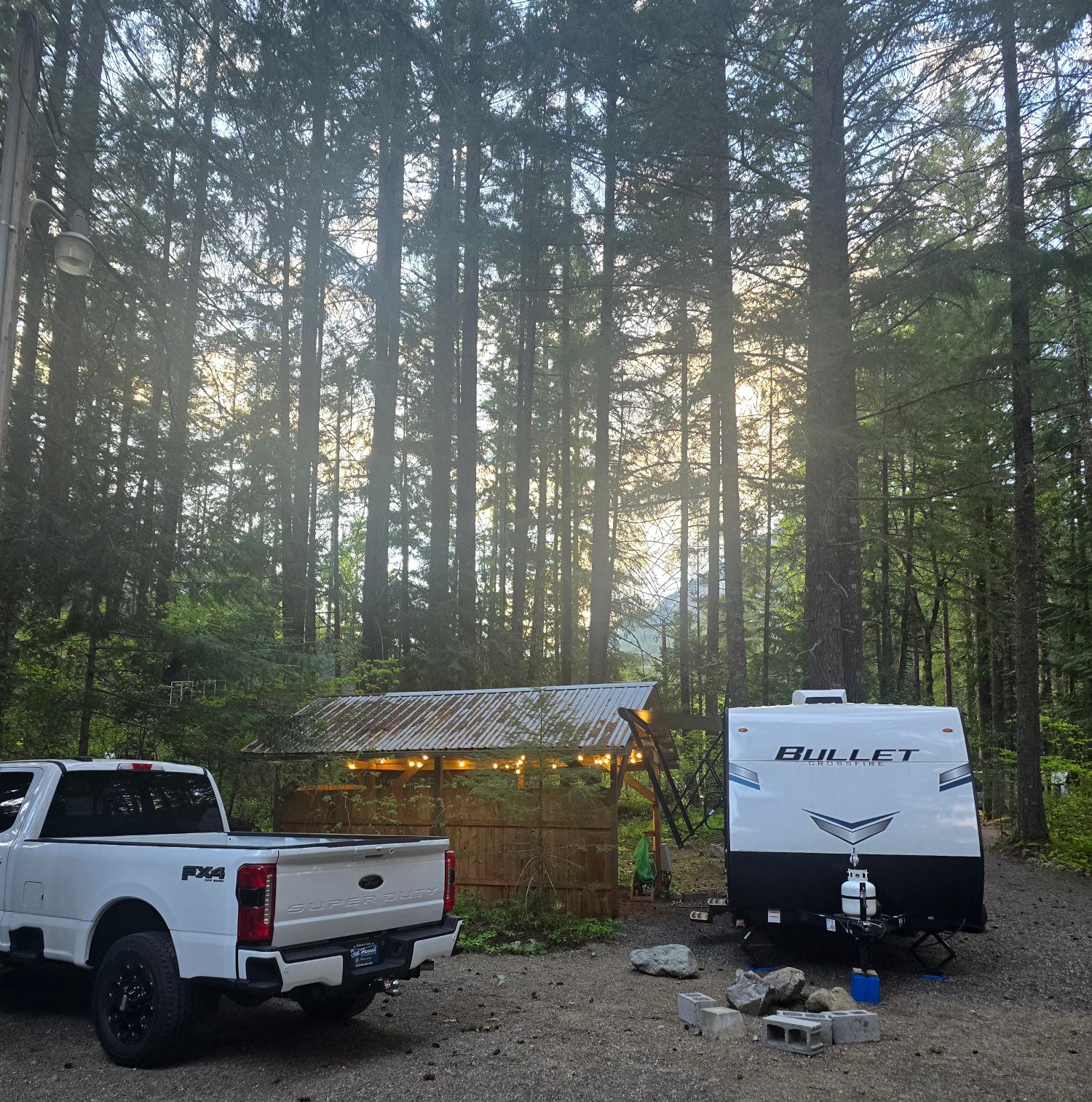 Private RV parking near Mt Rainier