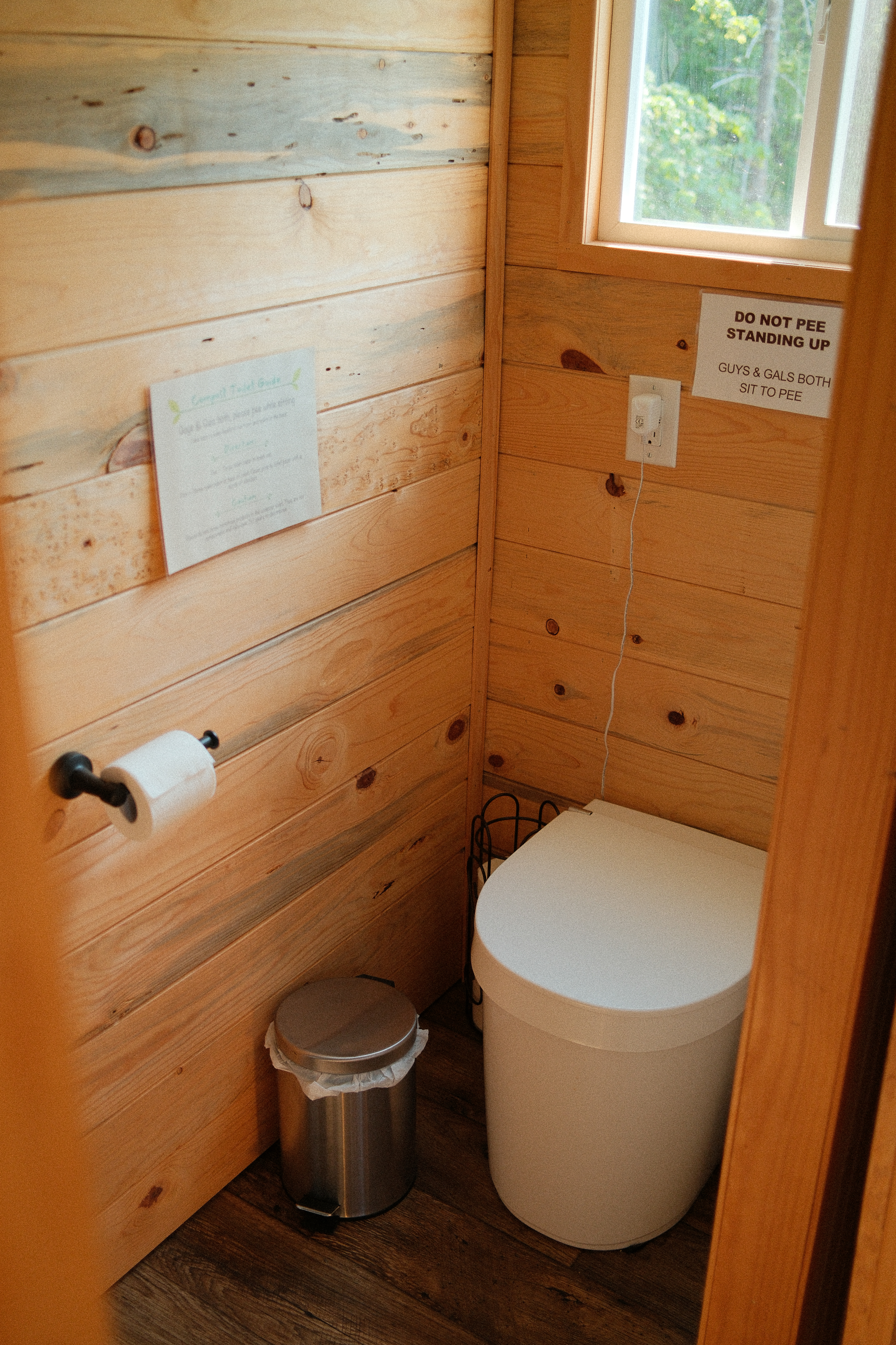 The composting toilet