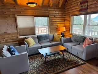 Apache Mesa Log Cabin Home