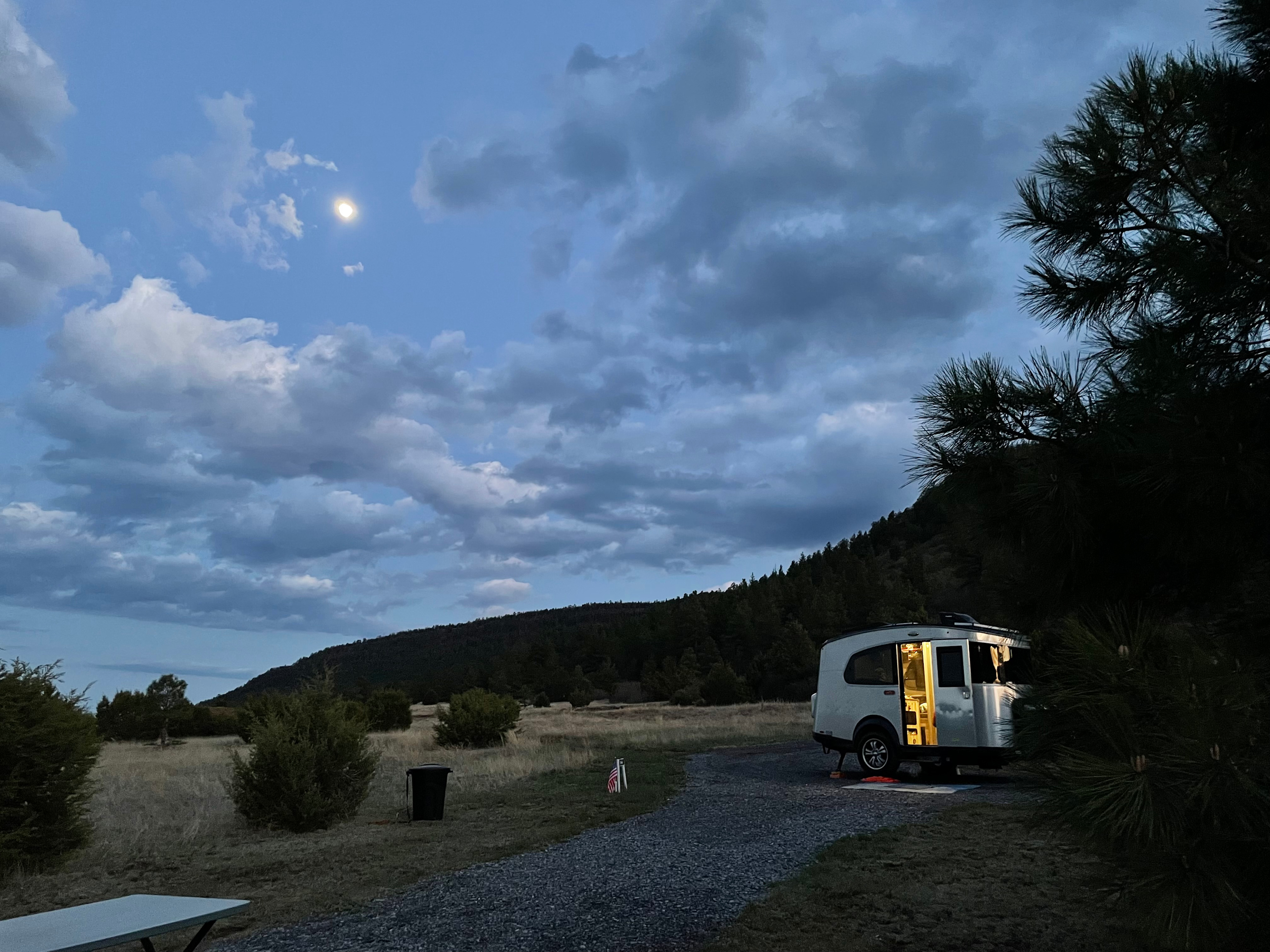 An almost full moon!