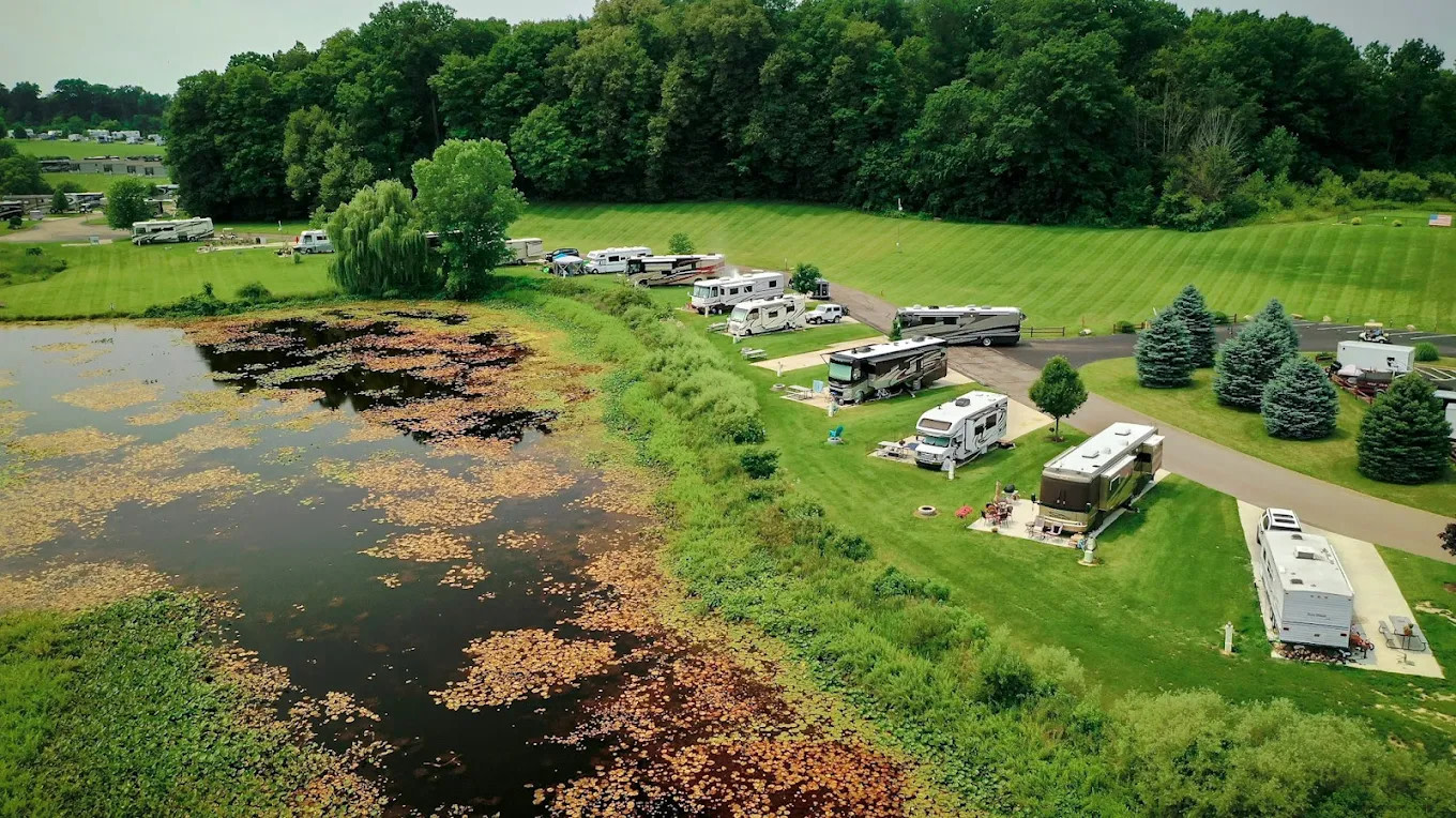 Sun Retreats Gun Lake