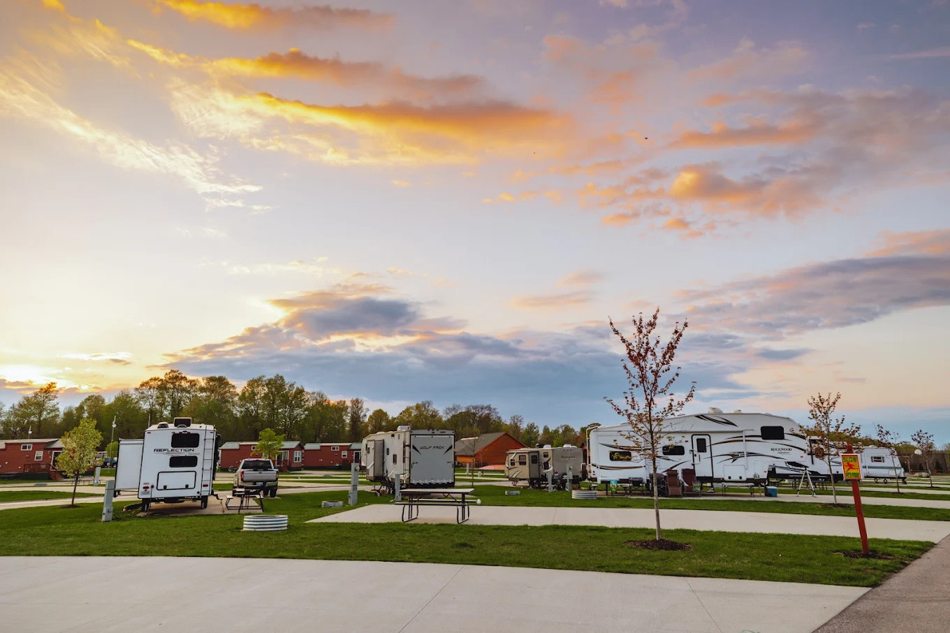 Sun Retreats Gun Lake