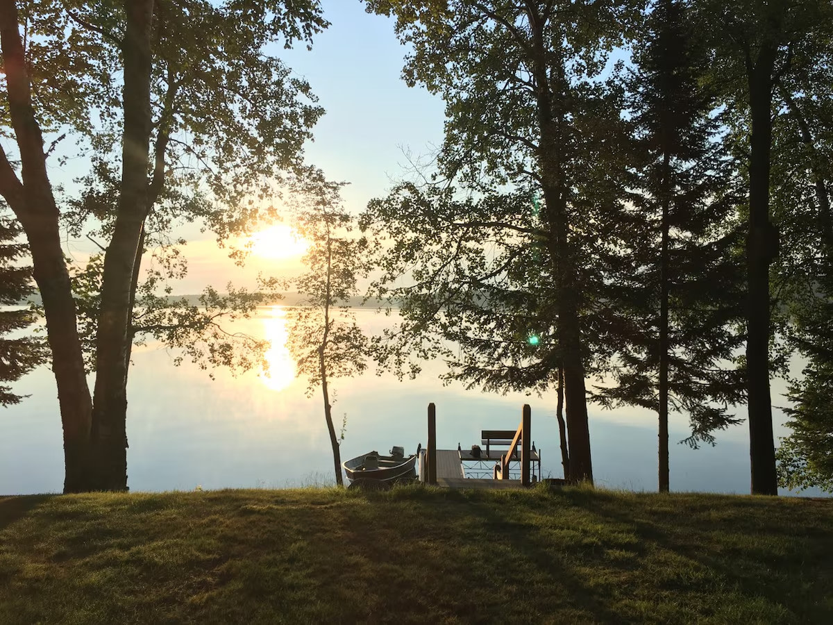 Bates Township Park on Sunset Lake