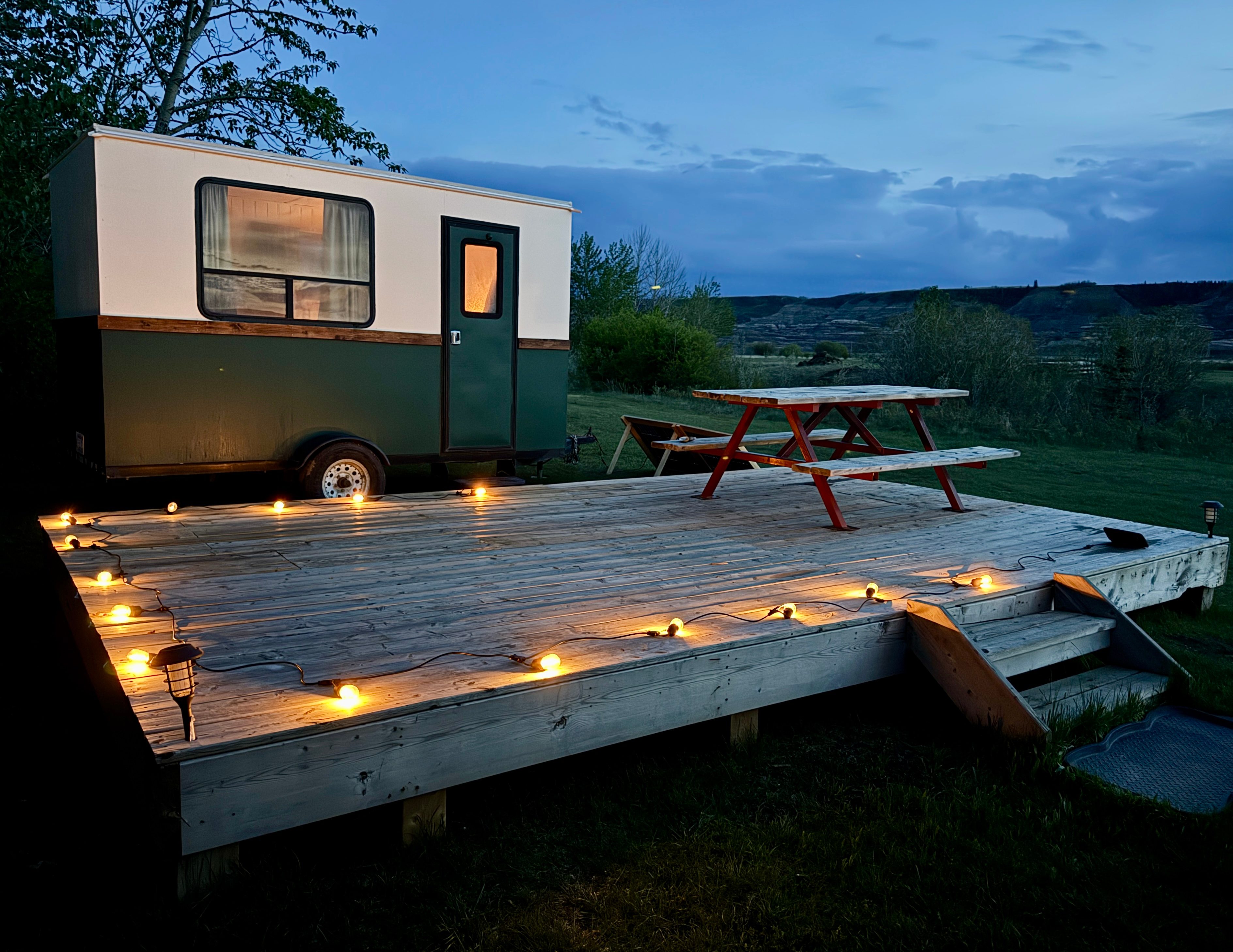 Badlands River View (Drumheller Valley)