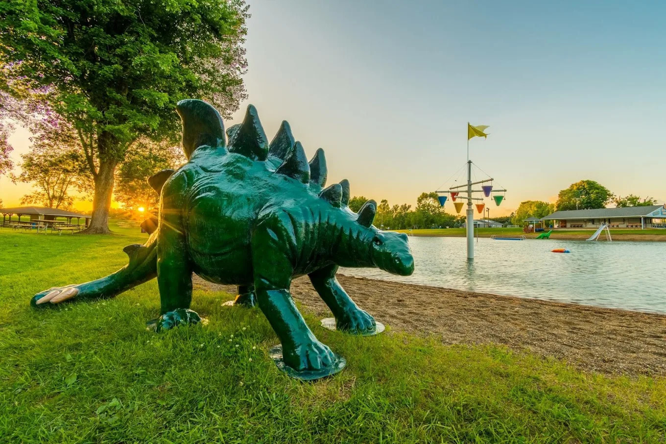 Baylor Beach Park; Water Park & Campground