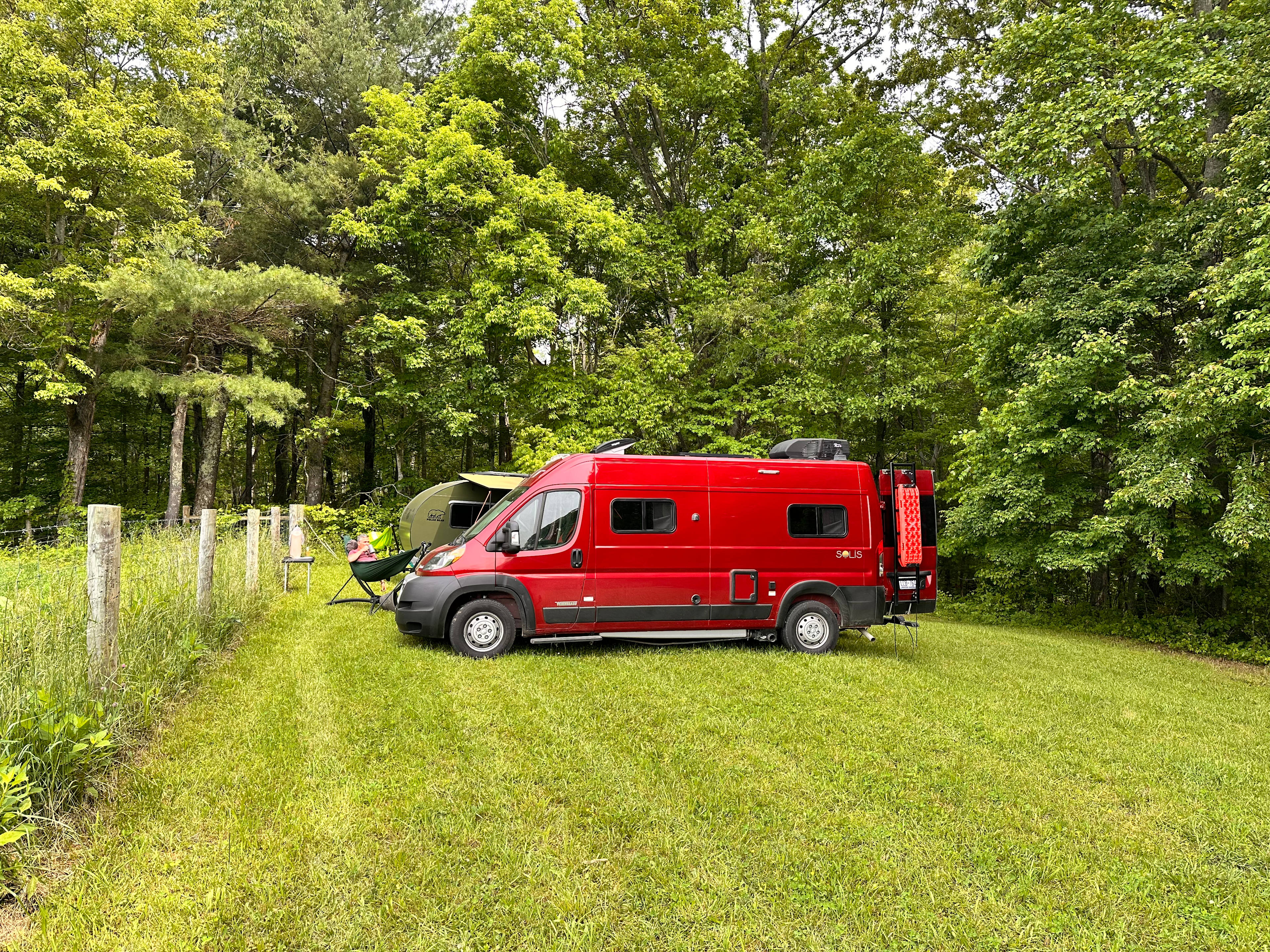 Secluded Farm Camp near Damascus VA