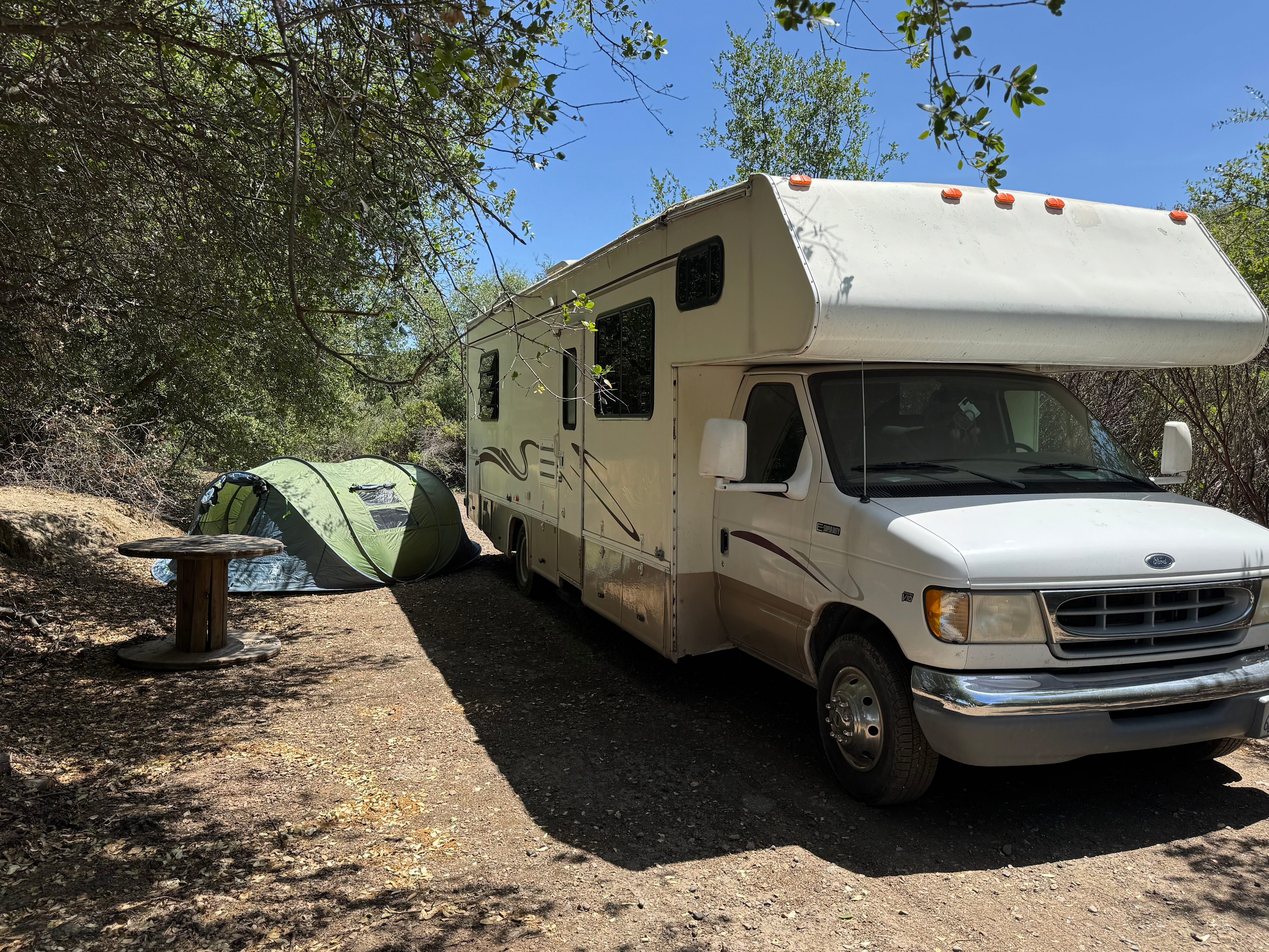 Rv with tent site