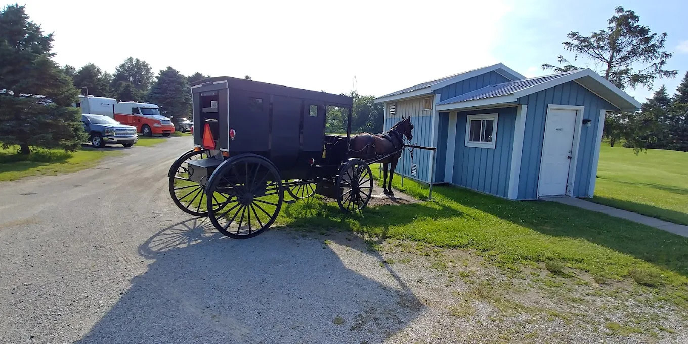 Shipshewana North Park Amish Log Cabin Lodging and Campground