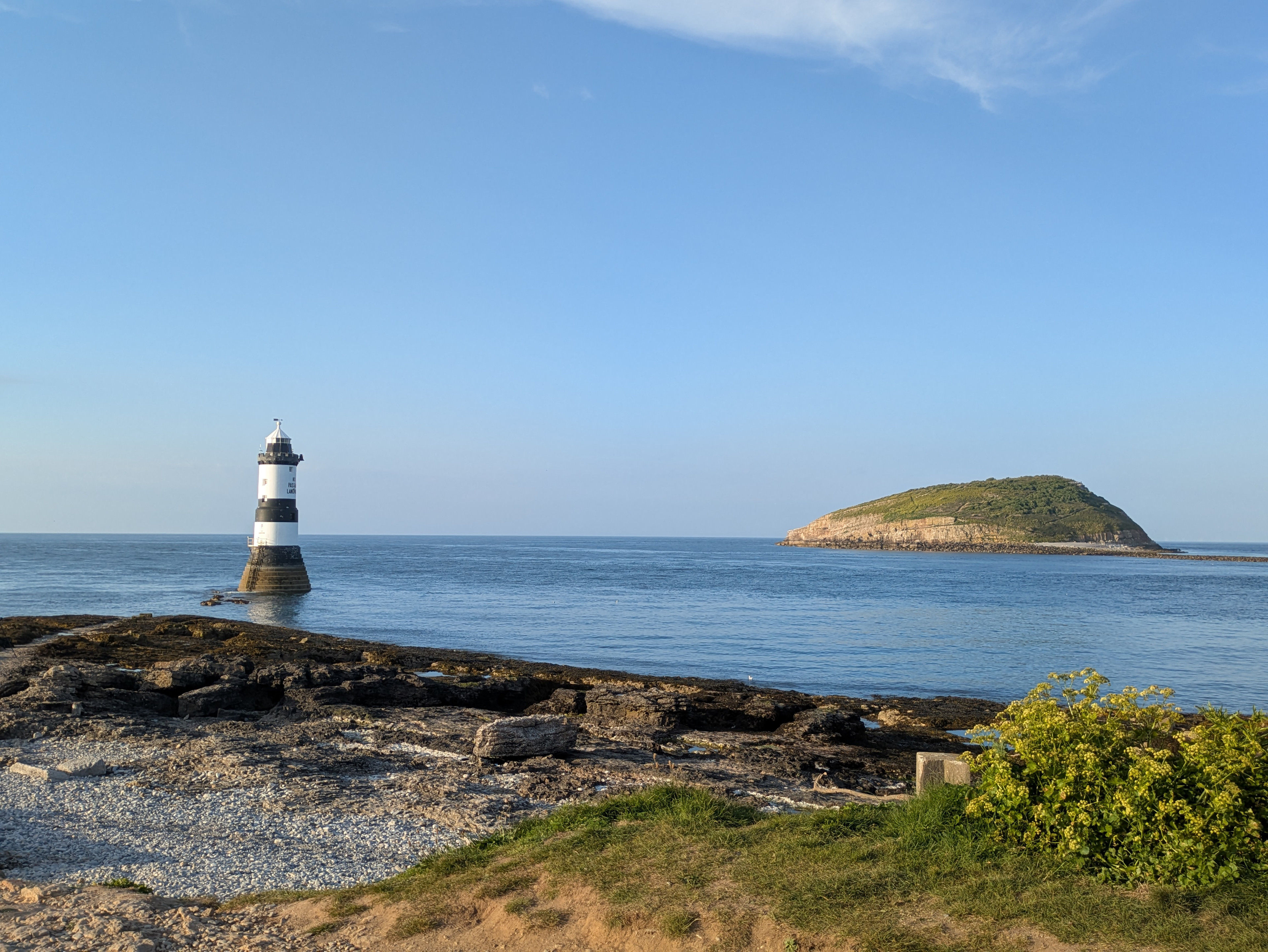 Nearby lighthouse