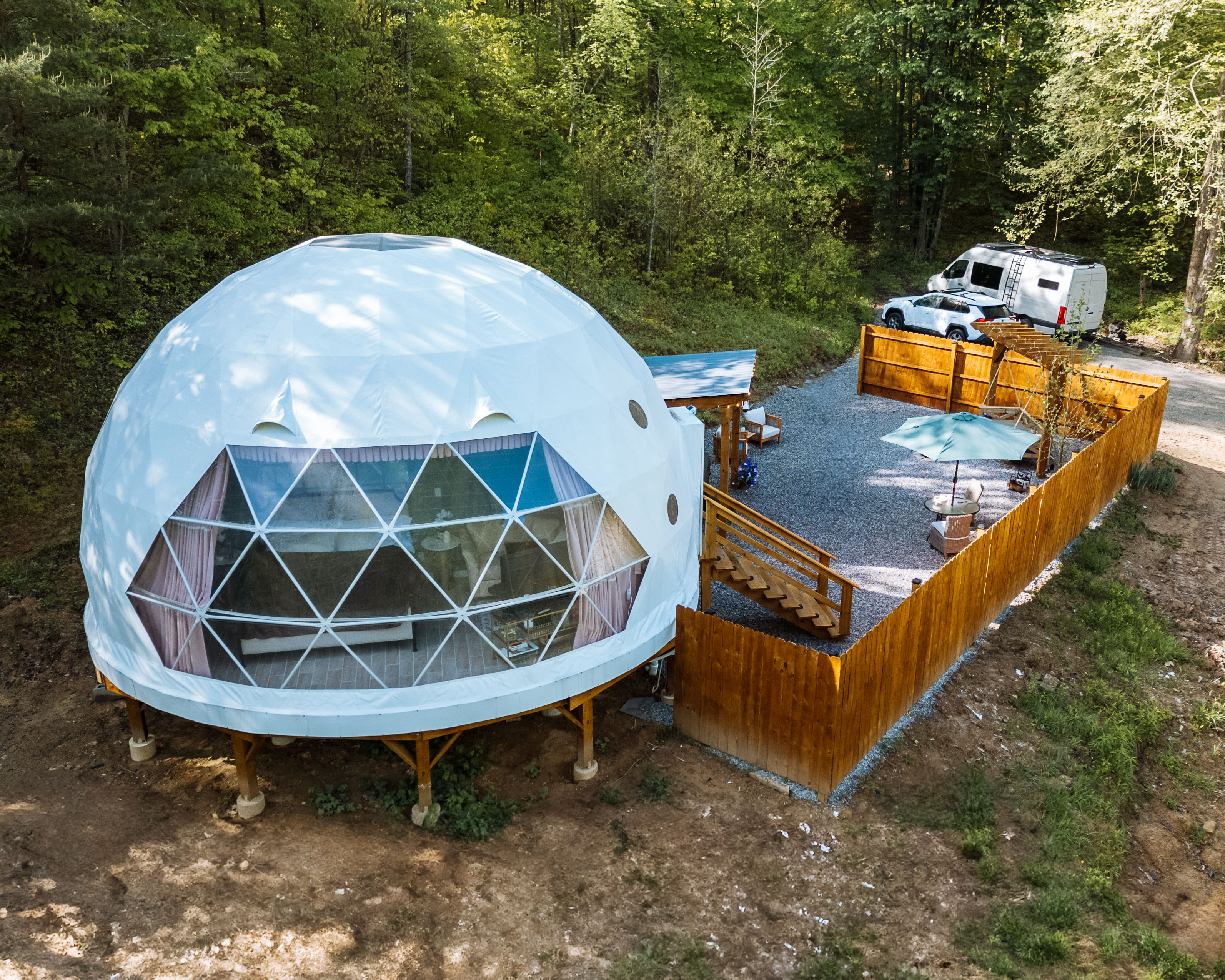 Whimsical Woods Cloudy Forest Dome