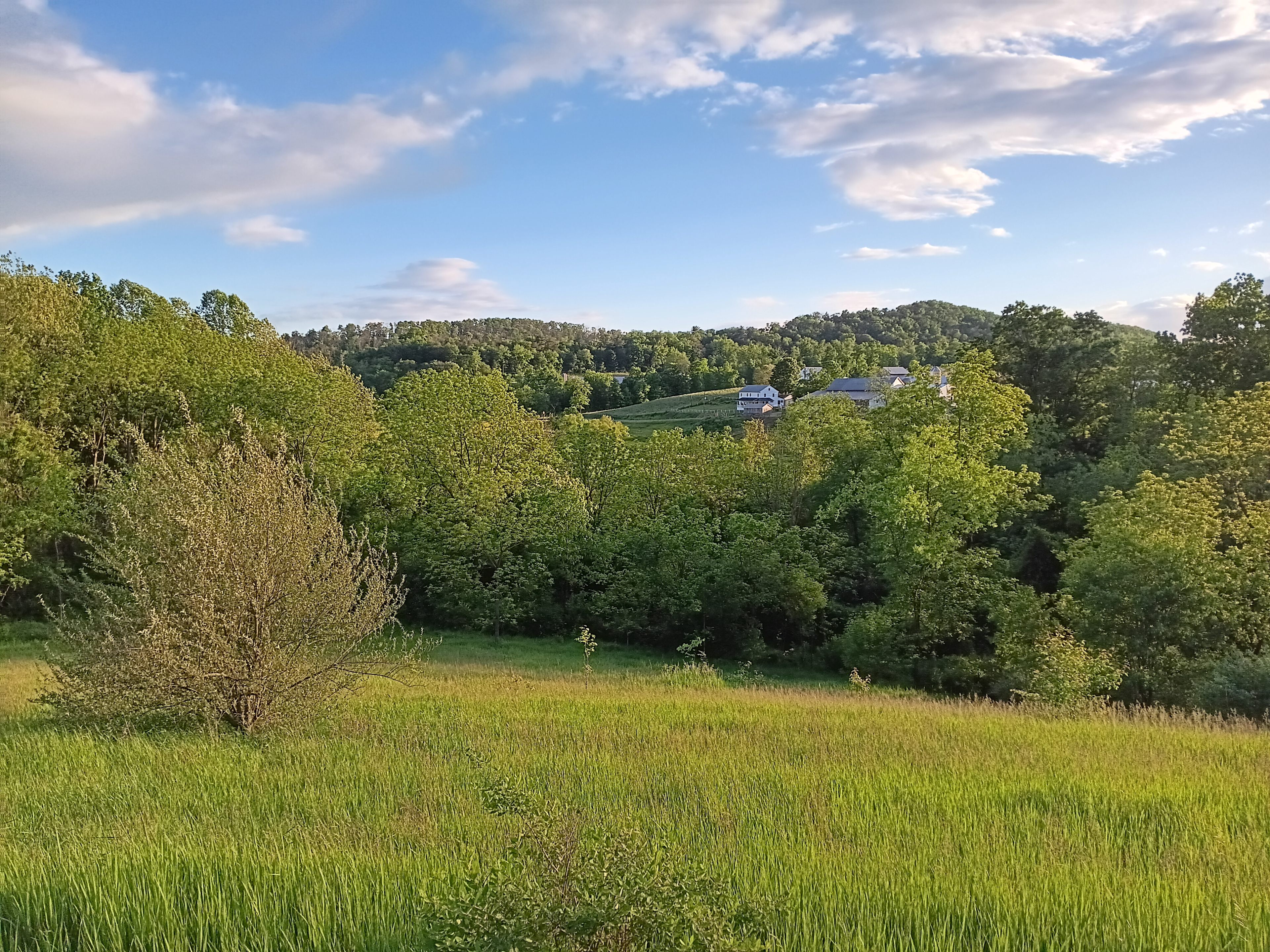 Scenic Valley views overlooking an active Amish farm. 