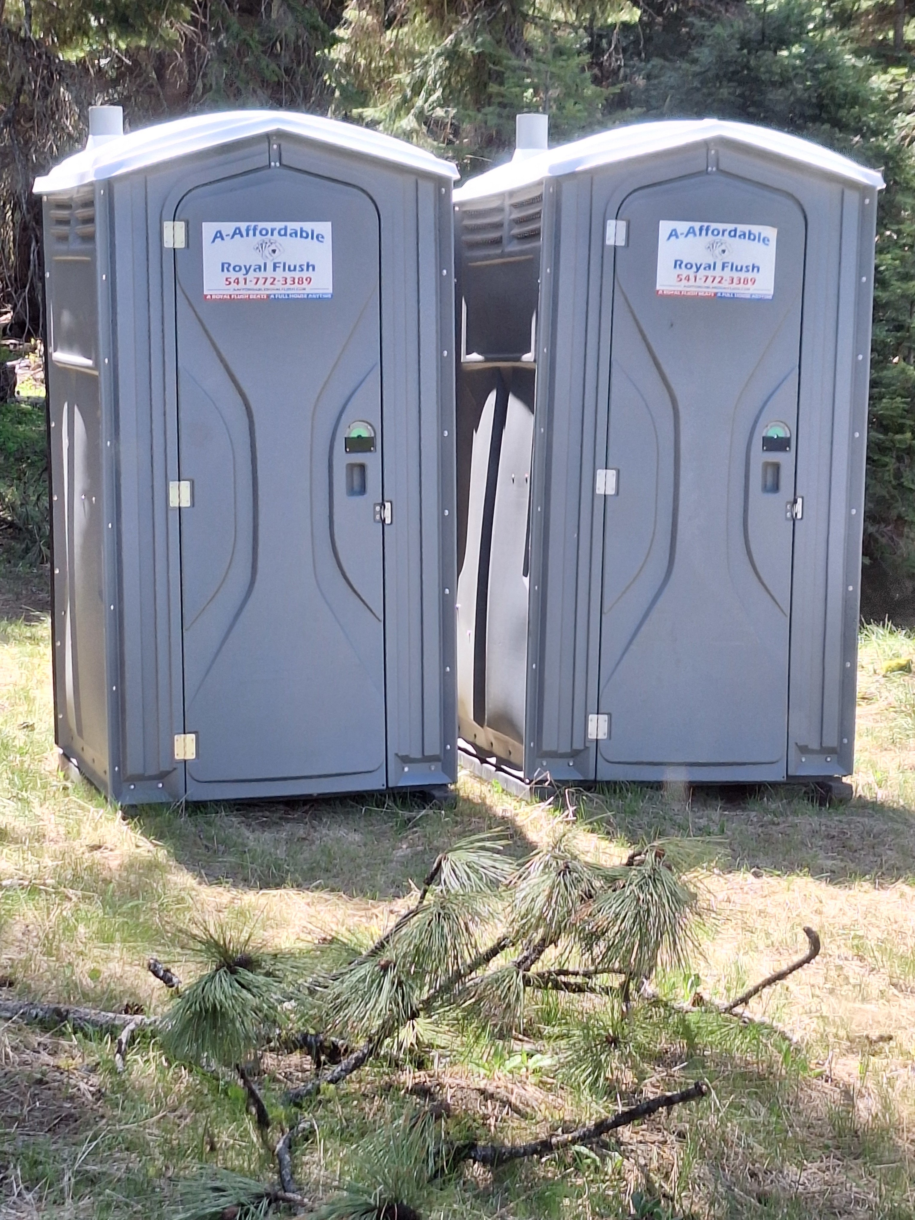 Adequate supply of out houses 