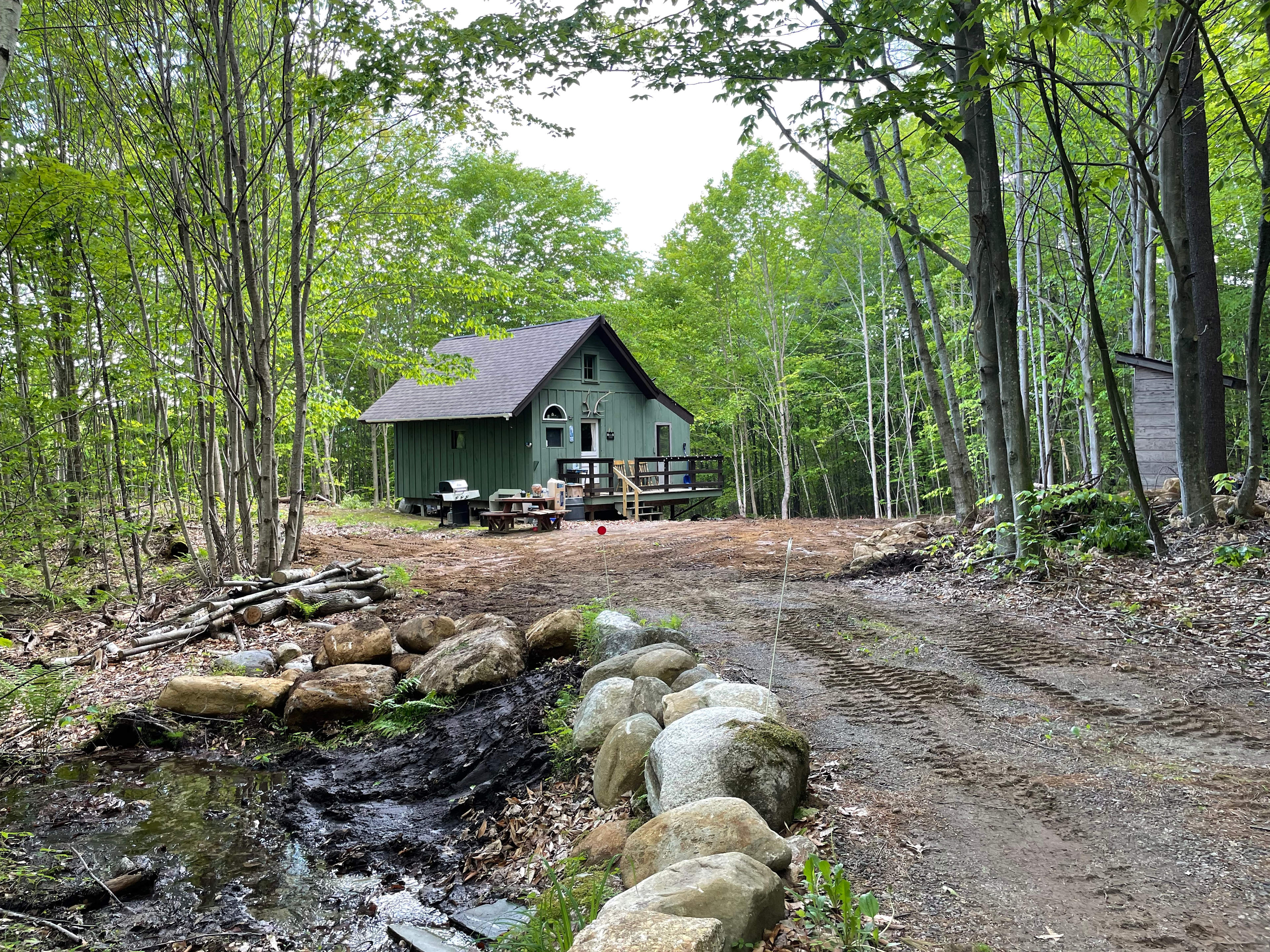 Unplugged, No electricity, no wifi.