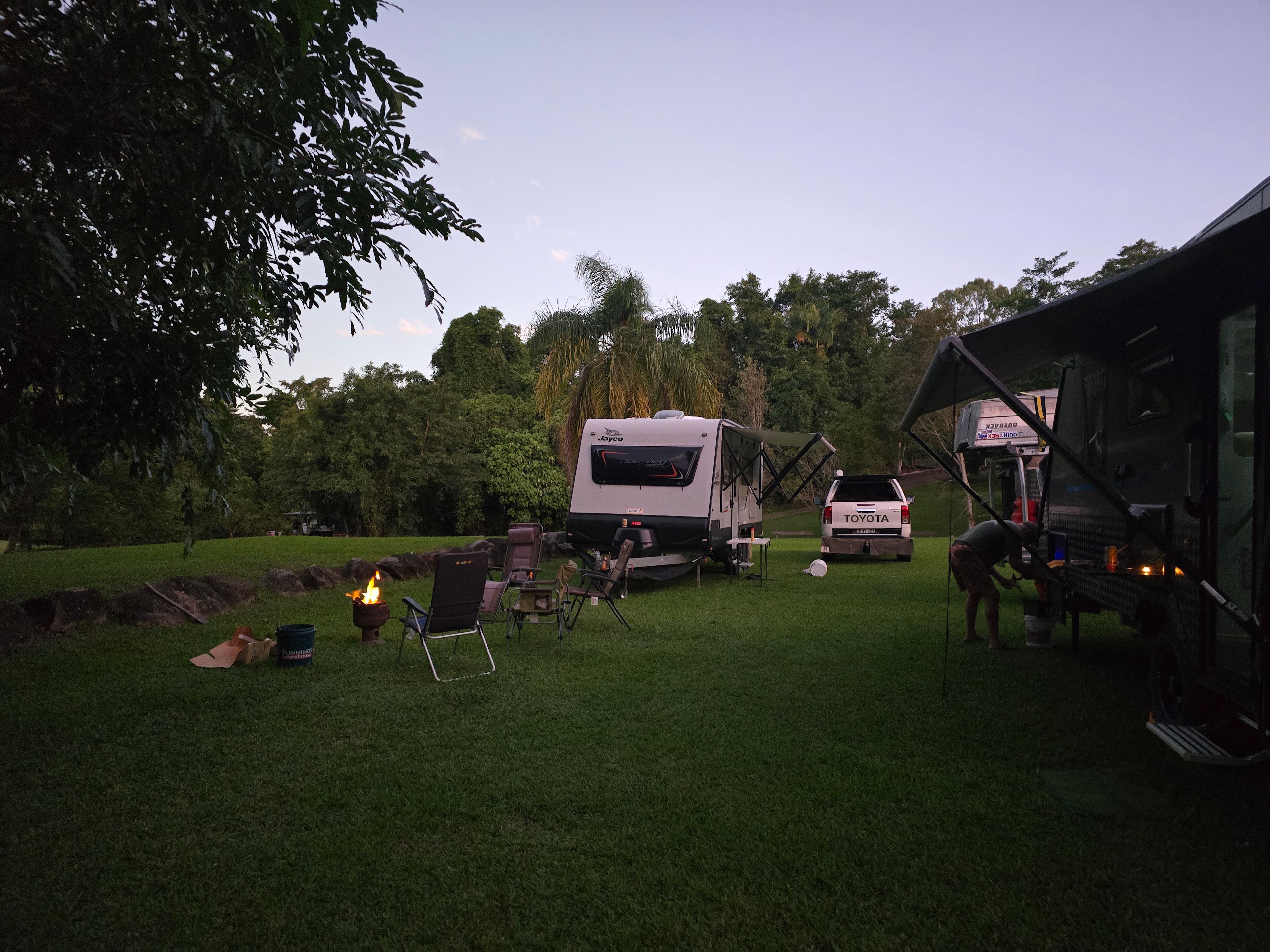  spacious area for caravans