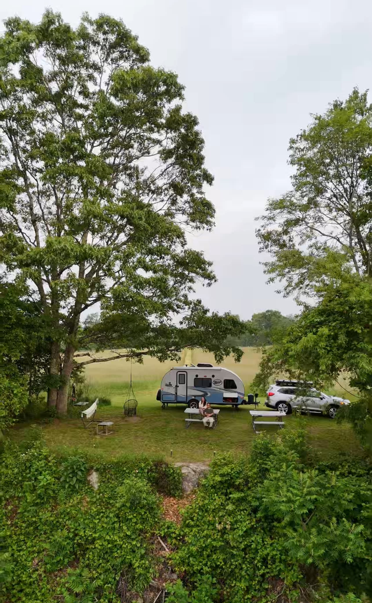 How private our spot was! (Taken with drone) 