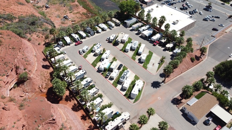 Hillside Palms RV Park & RV Storage & Tiny Homes