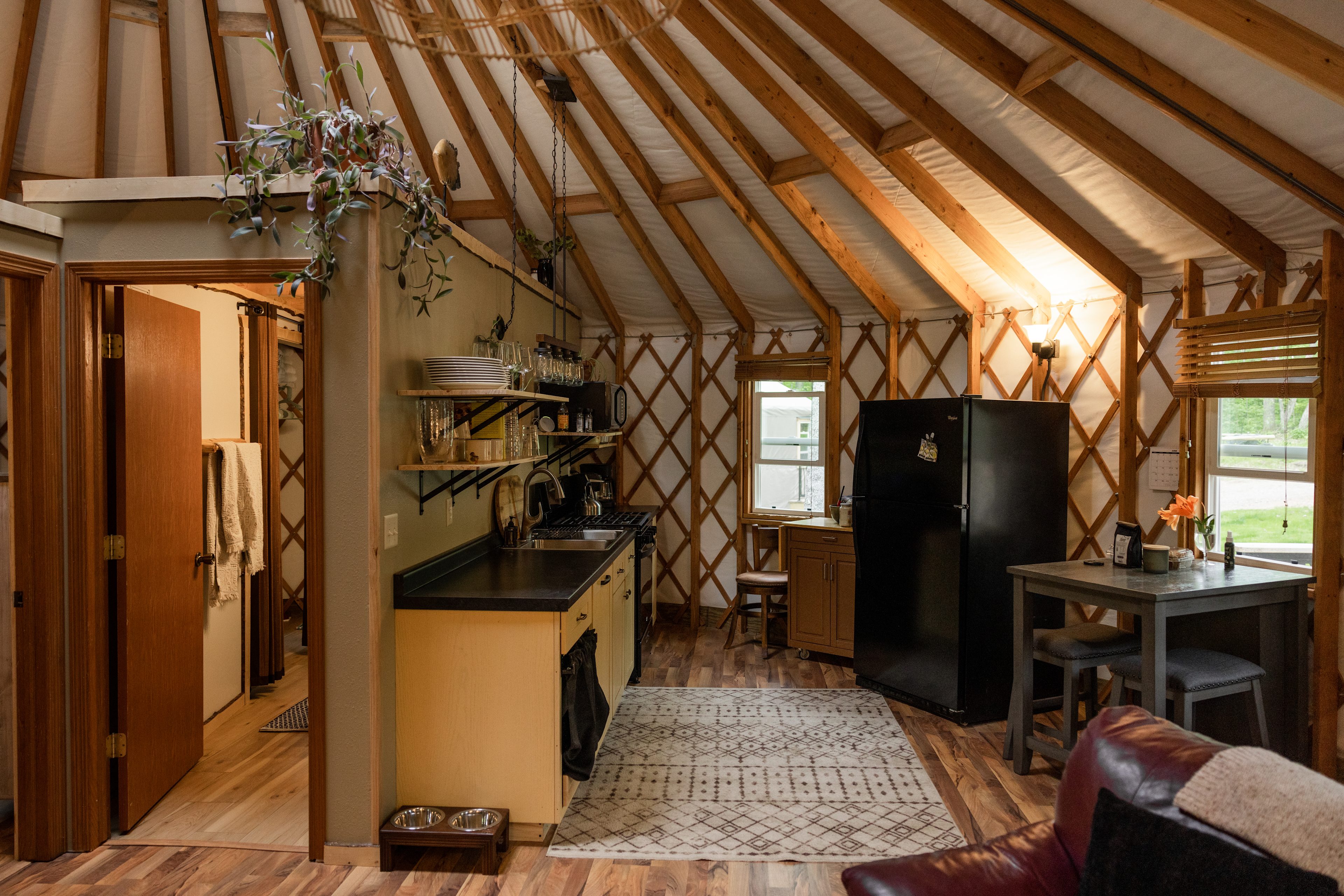 'Driftwood' Year Round Yurt + Sauna