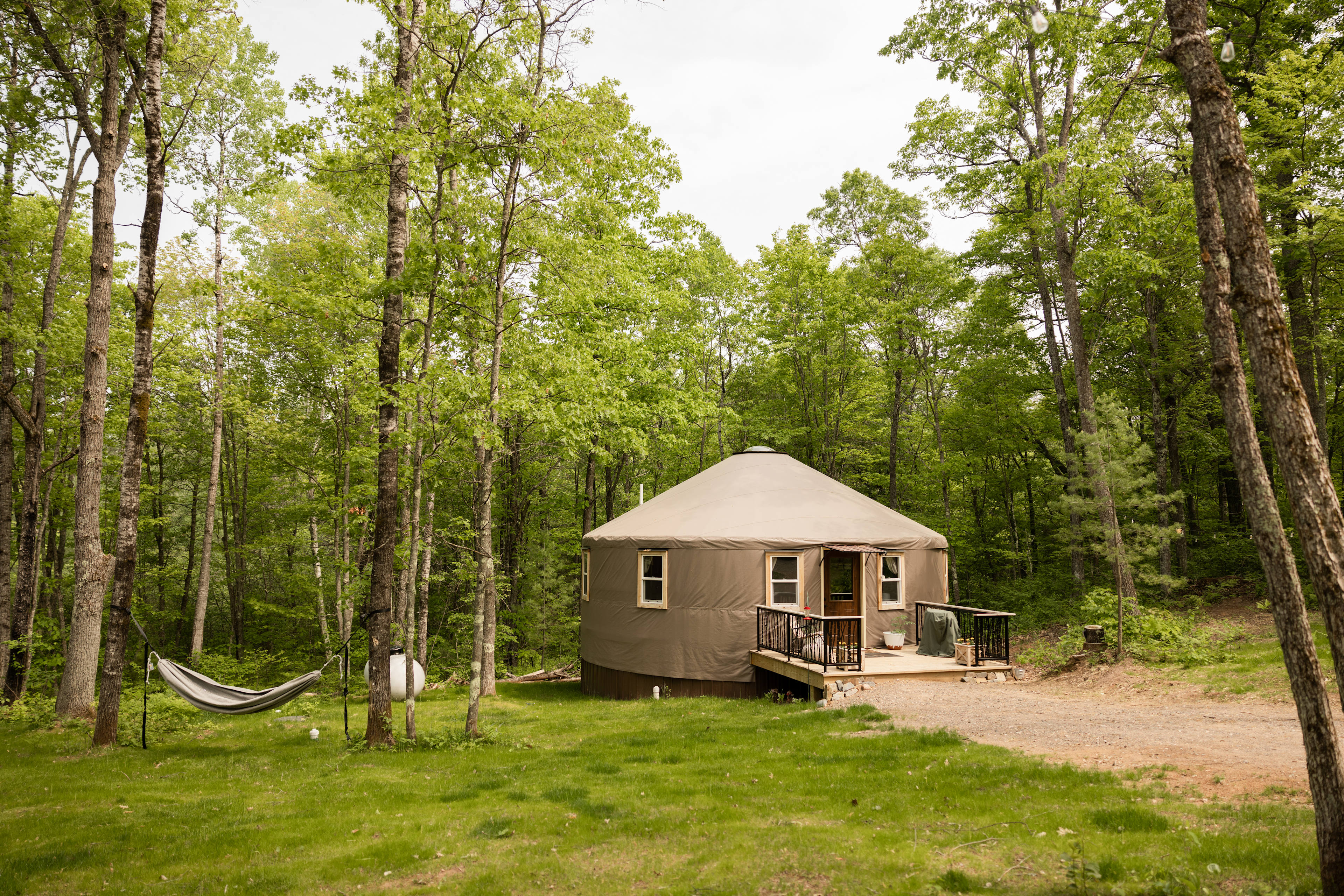 'Driftwood' Year Round Yurt + Sauna