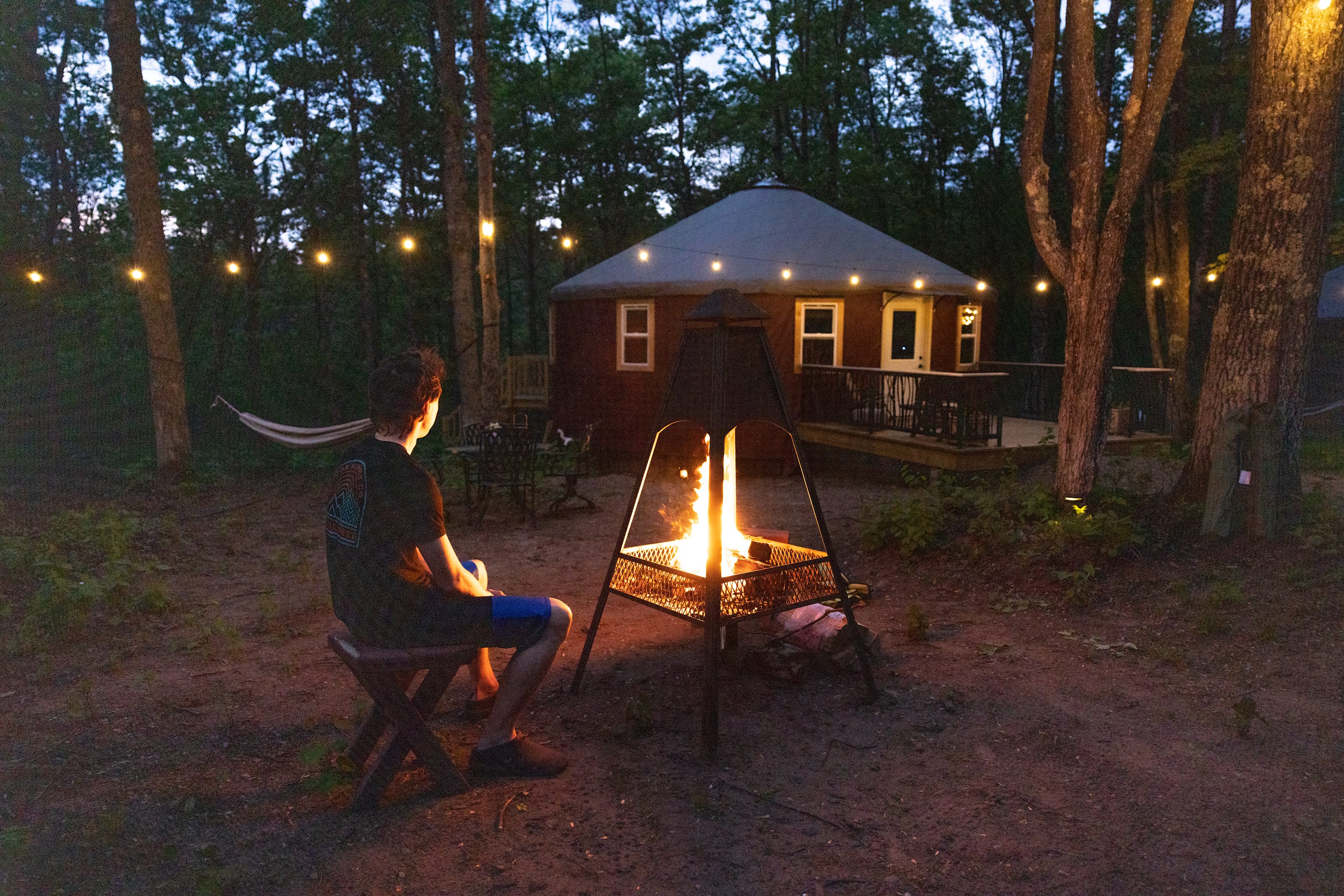 'Driftwood' Year Round Yurt + Sauna