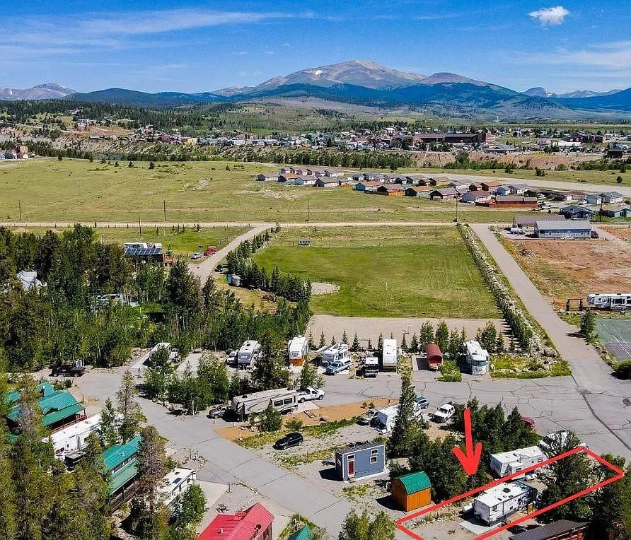 Aerial picture of lot