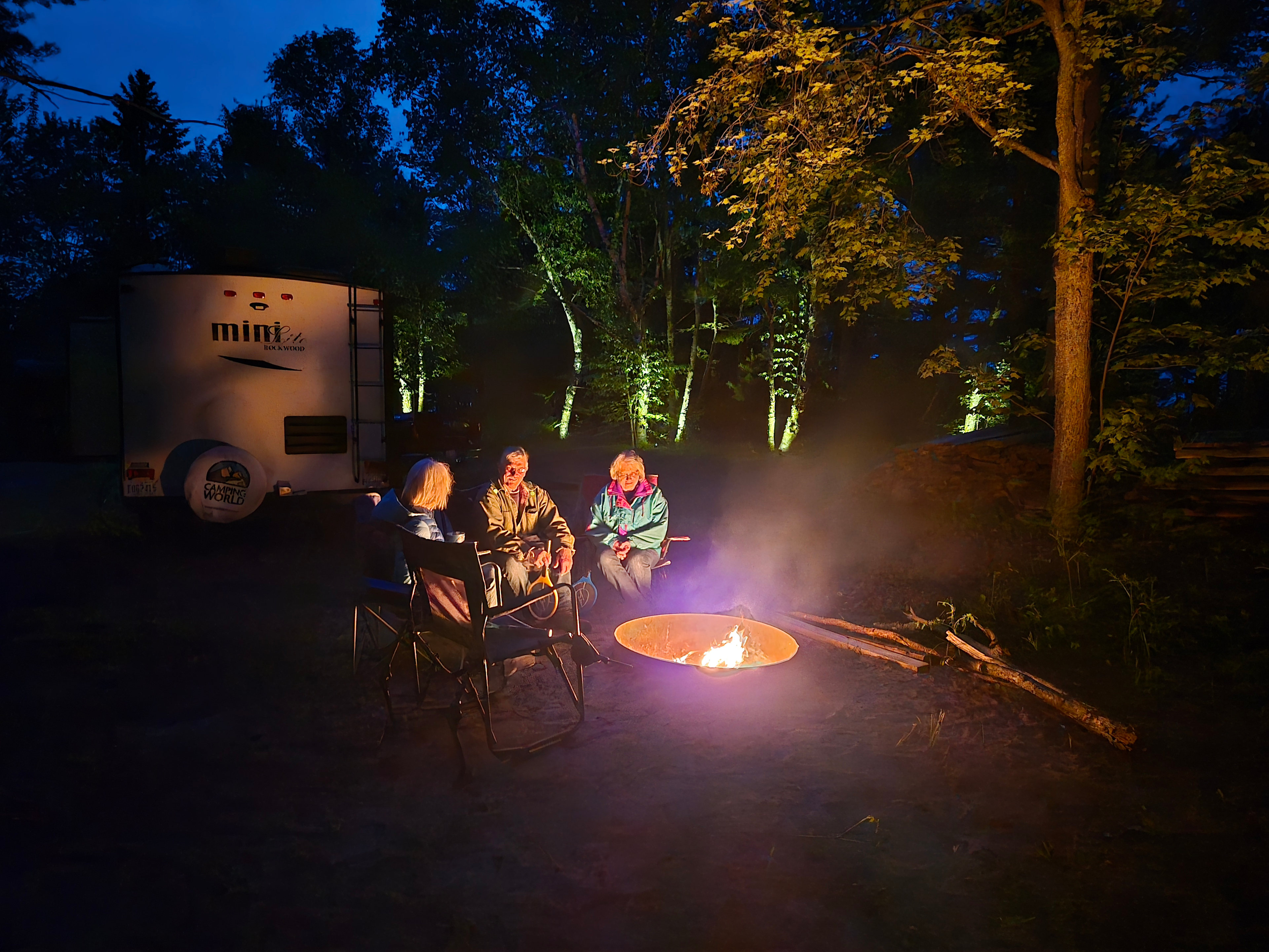 Fire ring area