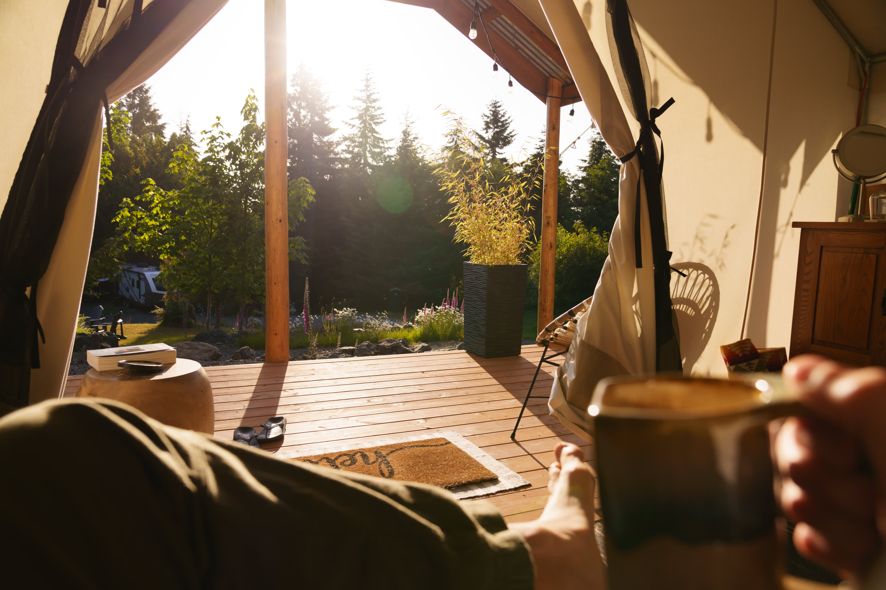 Setup perfect for sunrise!