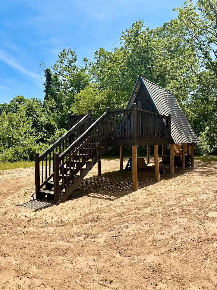 Sleep under the stars overlooking the mountains by babbling stream