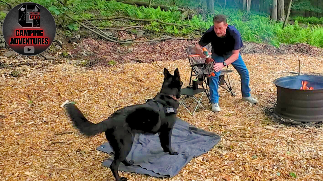 Playing with my dog Sierra