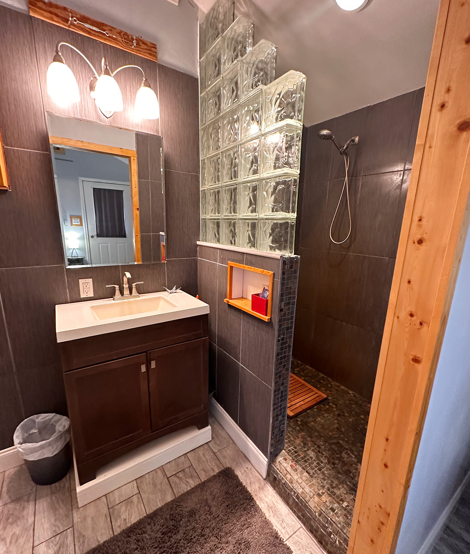 Game court, covered patio, fire pit