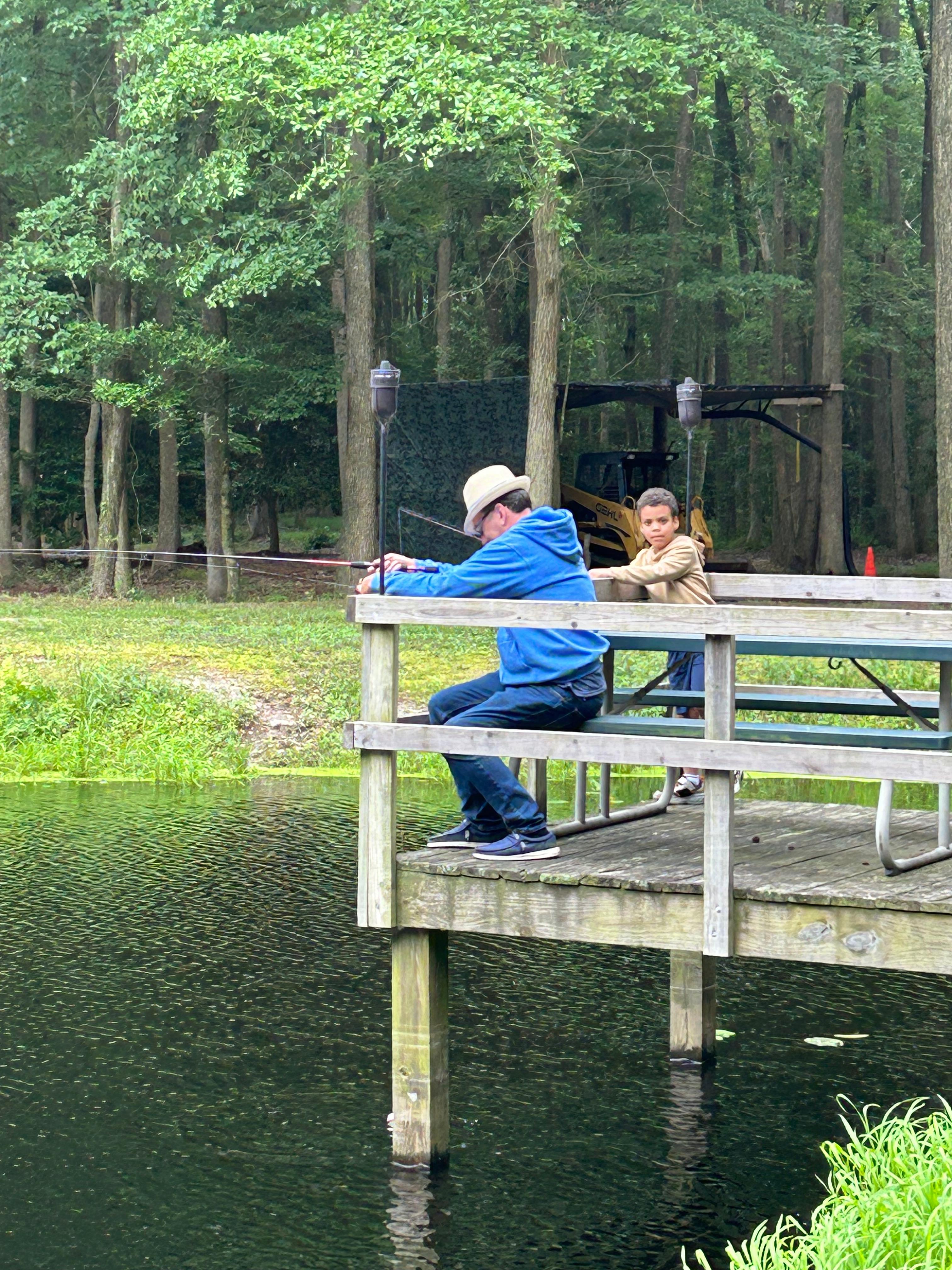 Fishing with Pepere