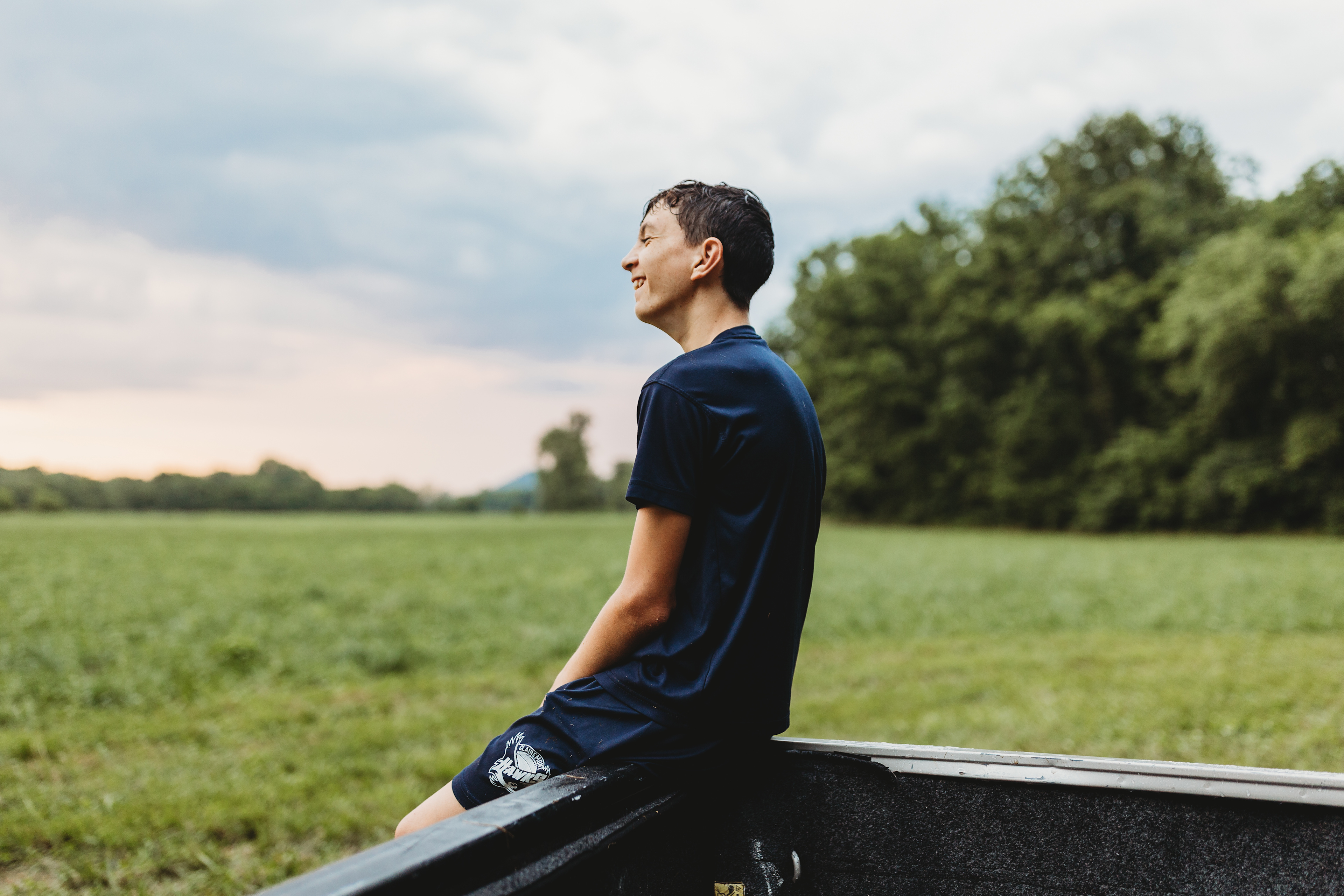 Enjoying the peace and quiet.